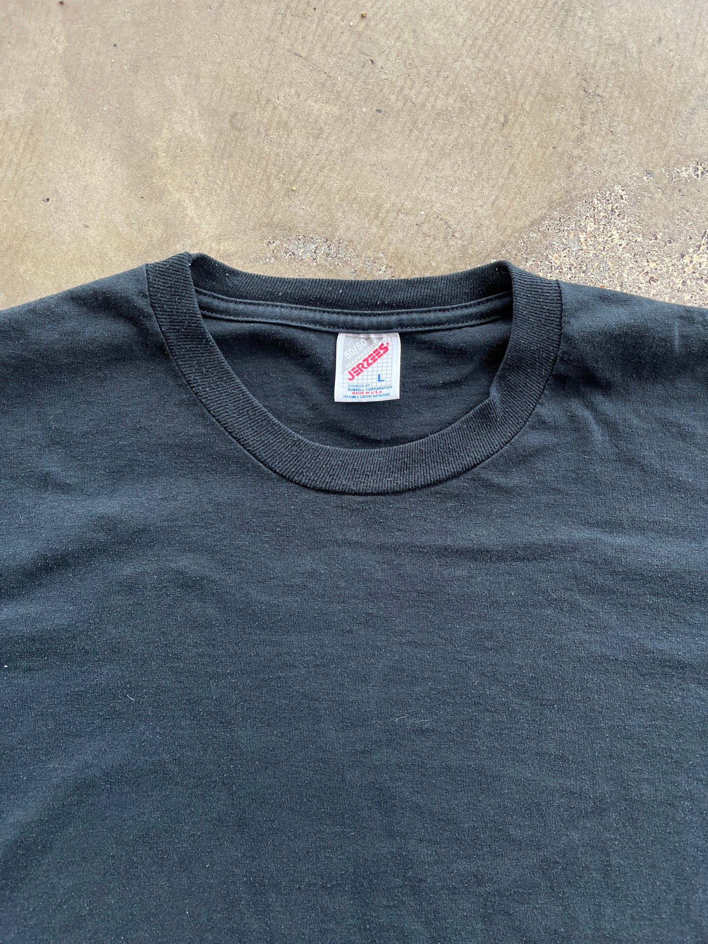 Black Jerzees Blank Tee