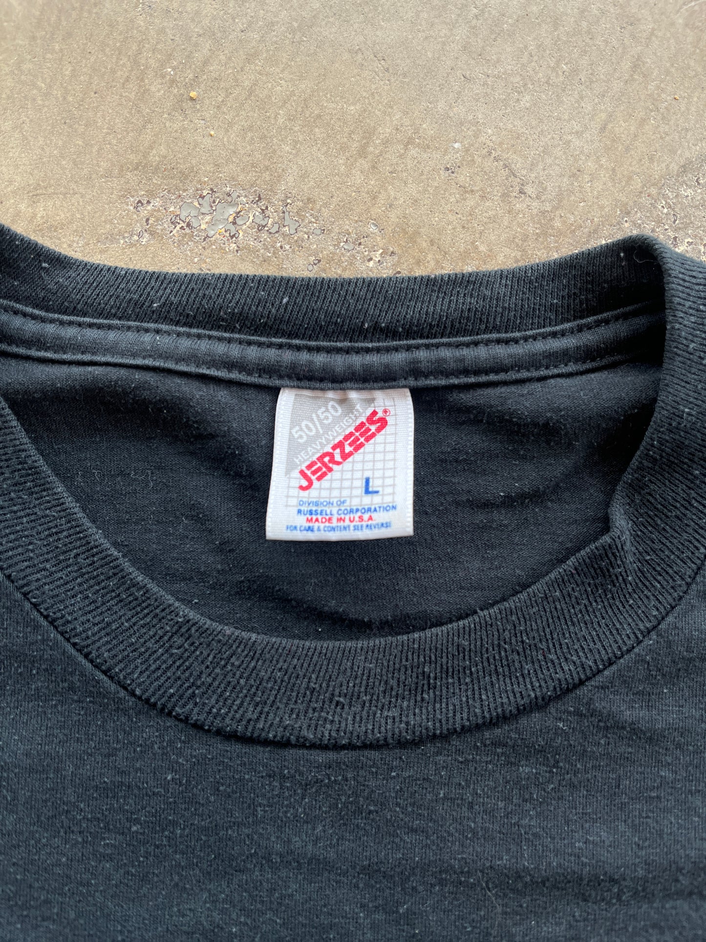Black Jerzees Blank Tee