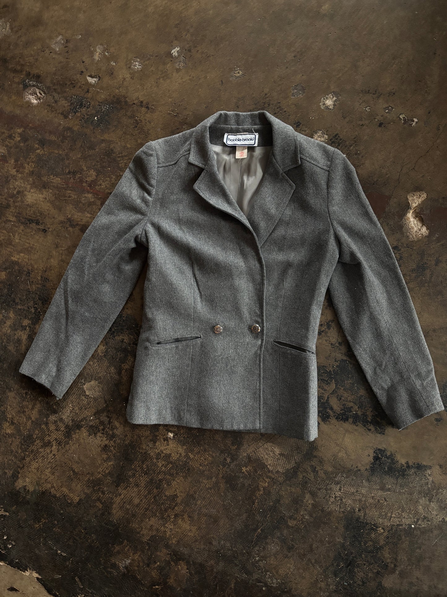 Gray Bobbie Brooks Union Made Blazer