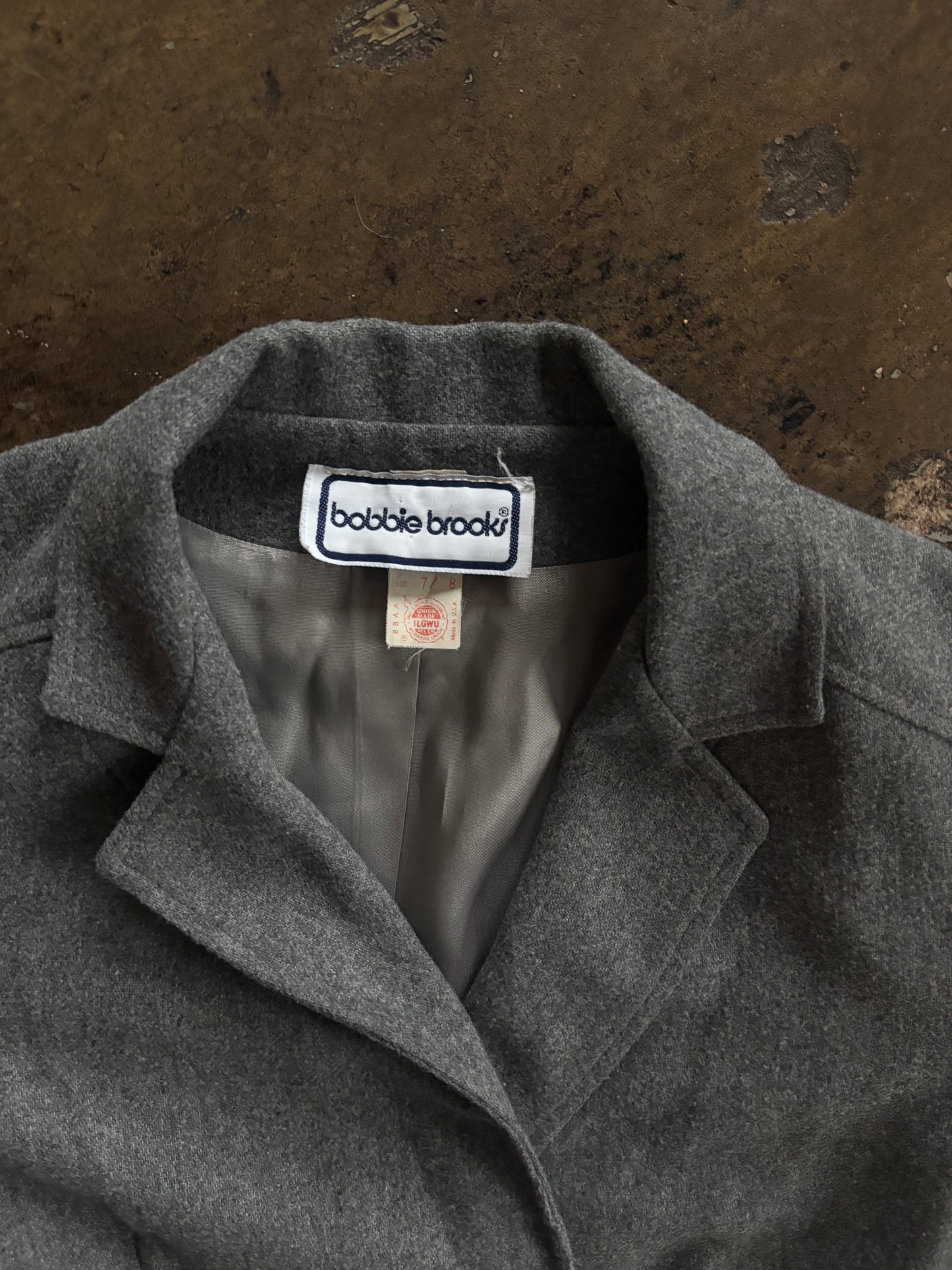Gray Bobbie Brooks Union Made Blazer