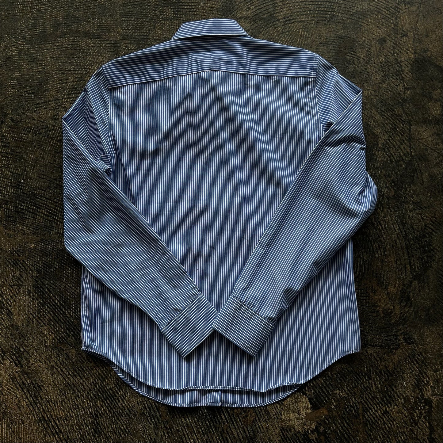 Blue Striped Green Label Ralph Lauren Button Up