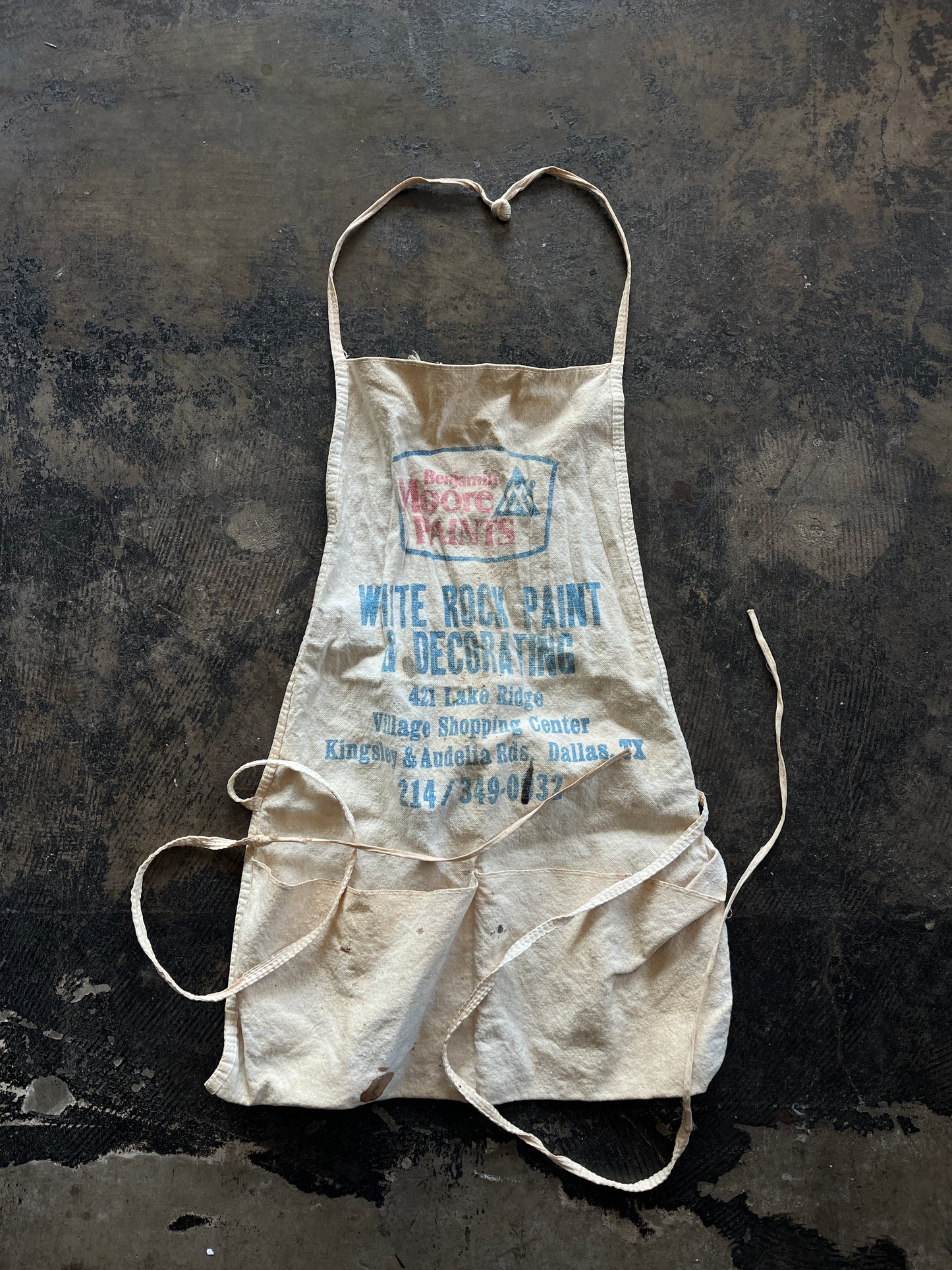 Small Benjamin Moore Canvas Apron