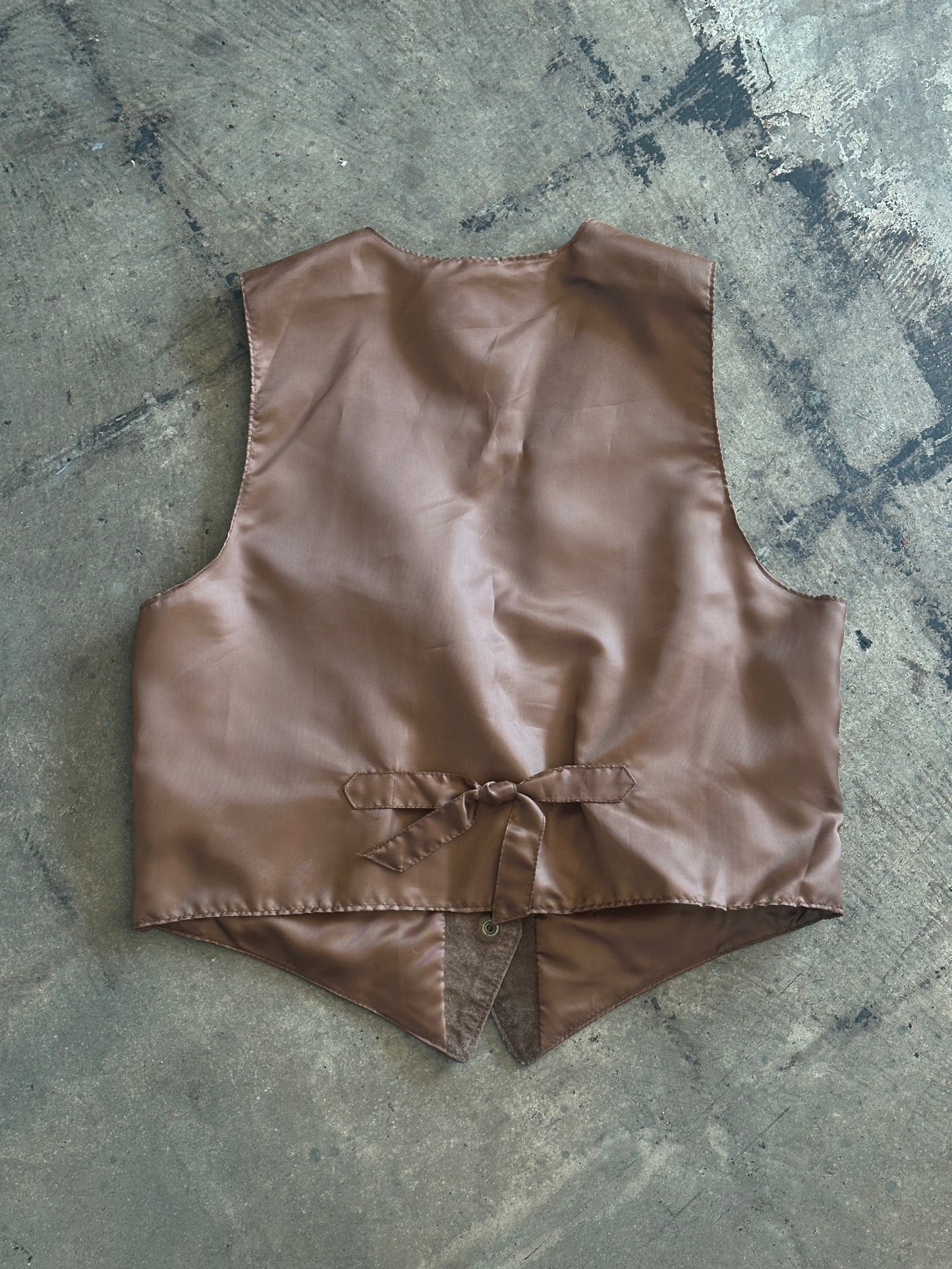 Gitano Brown Suede Vest