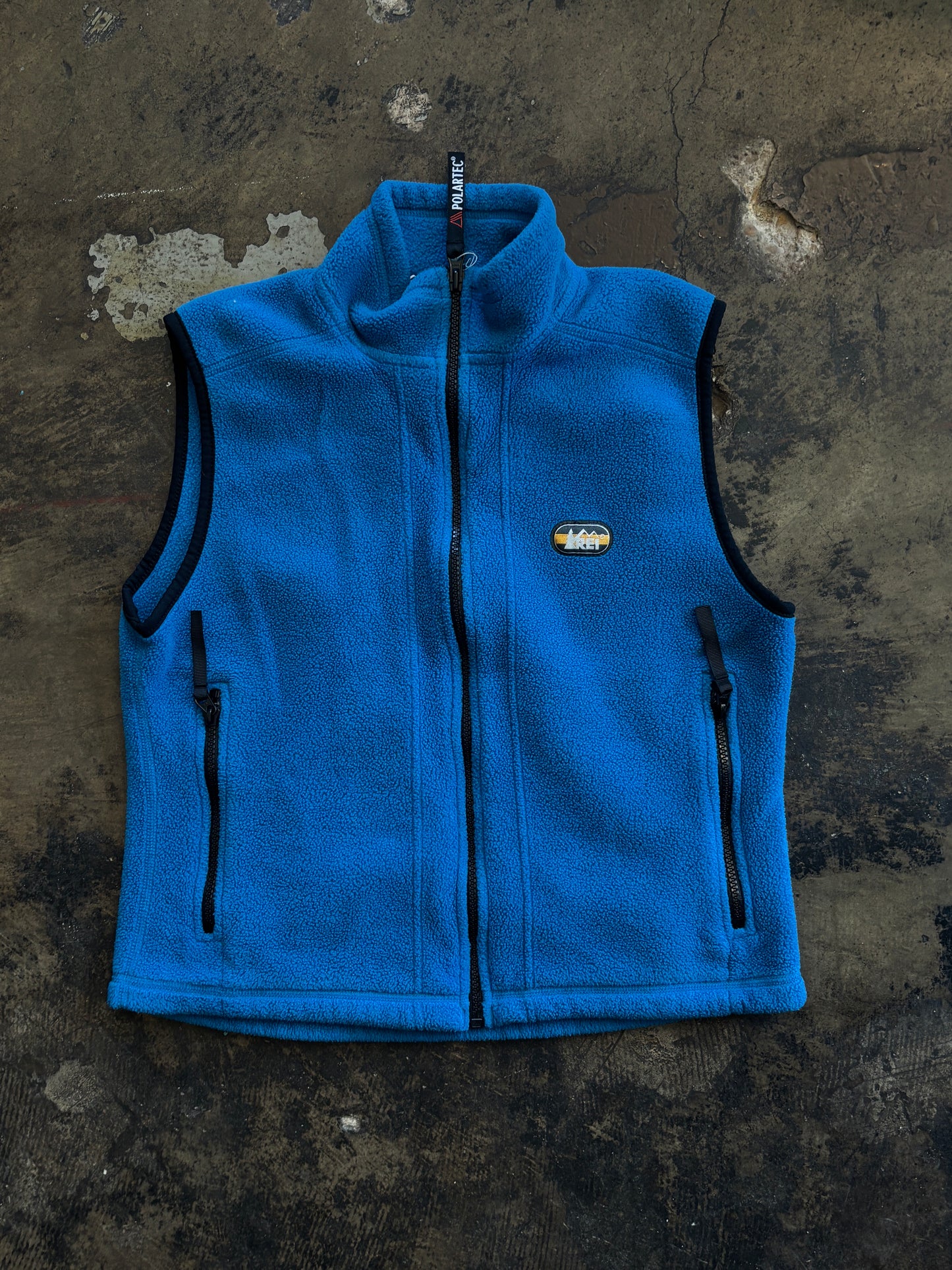 Blue REI Fleece Zip Vest