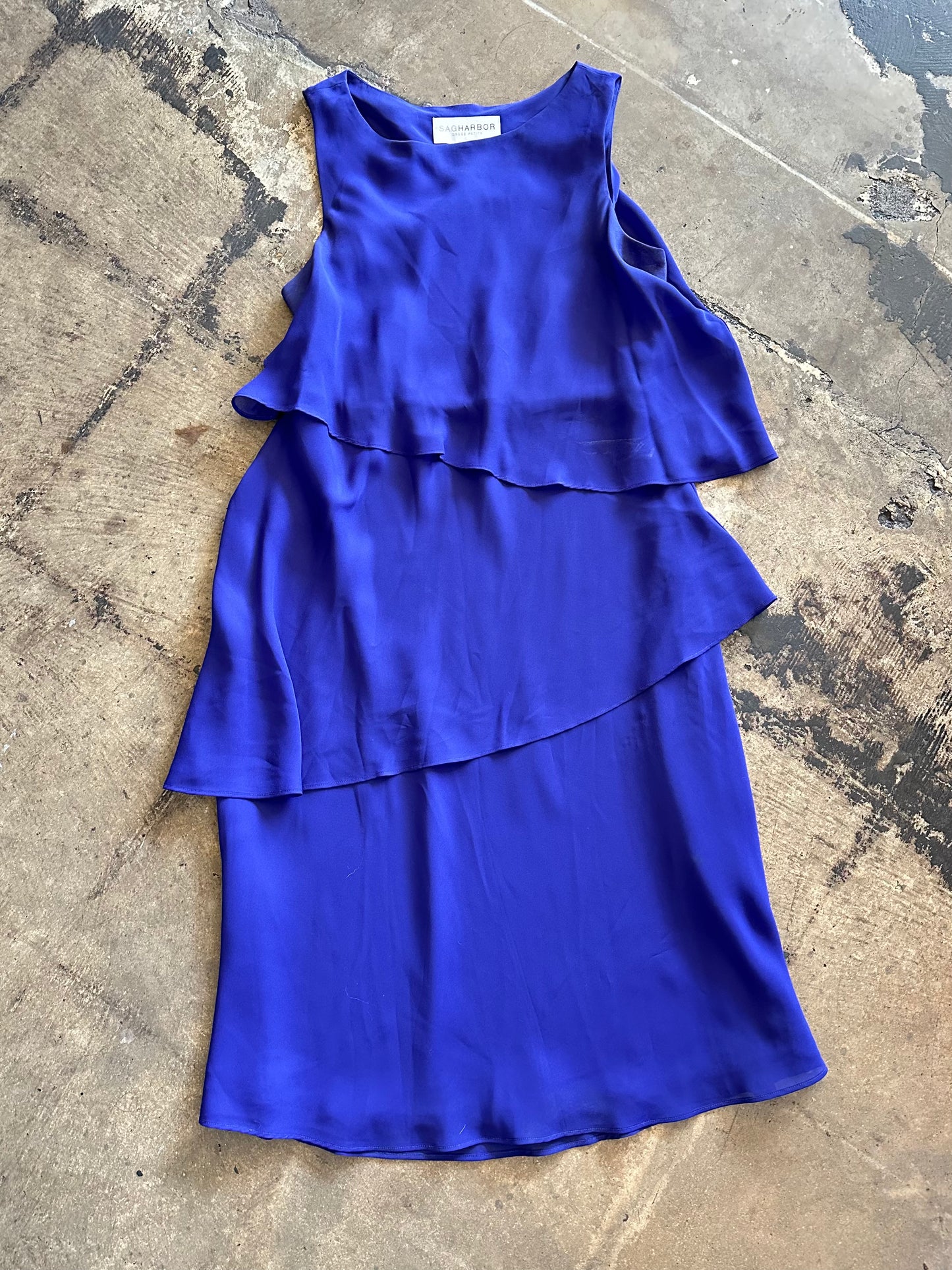 Sag Harbor Sleeveless Ruffle Dress