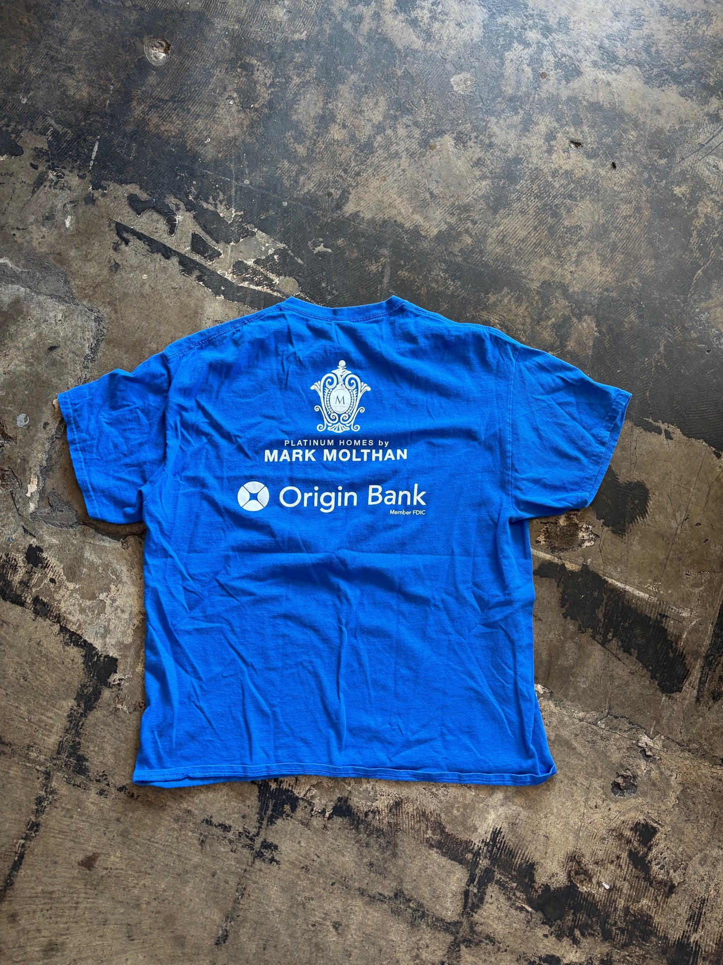 Blue SMU Pony Up Graphic Tee