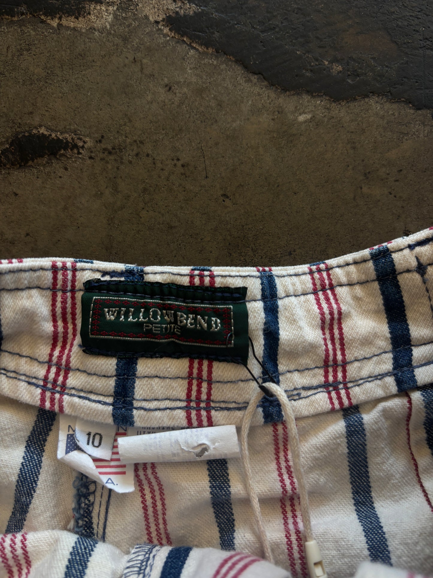 Willow Bend Red + Blue Striped Shorts