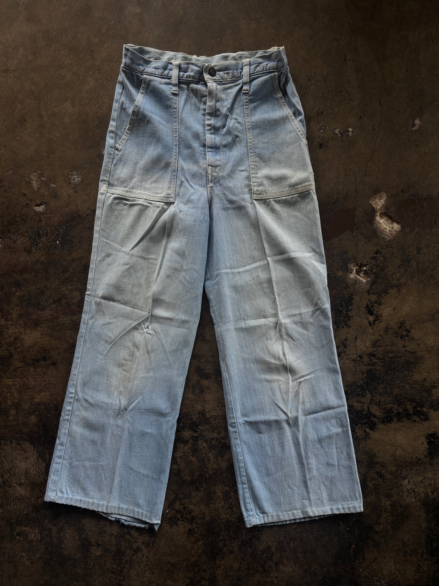 Light Wash Flare Denim