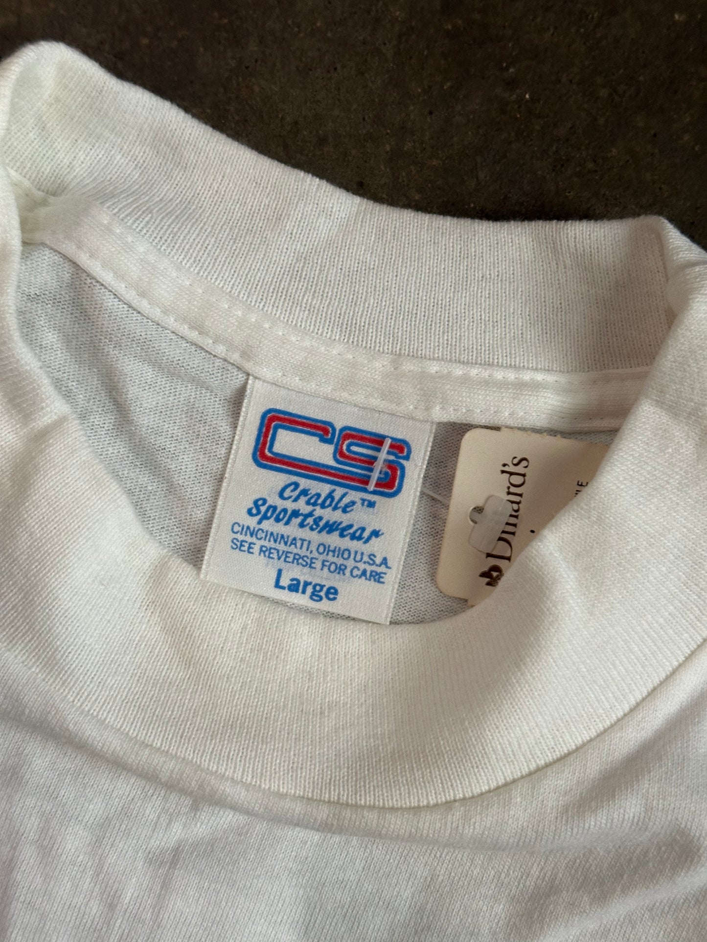 White Support Our Troops Graphic Tee