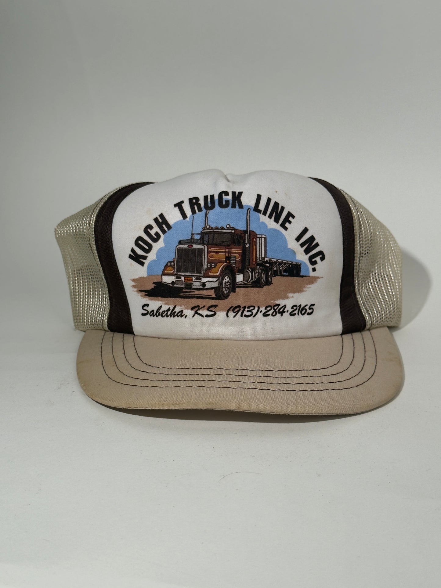 Koch Truck Line Tan Trucker Hat