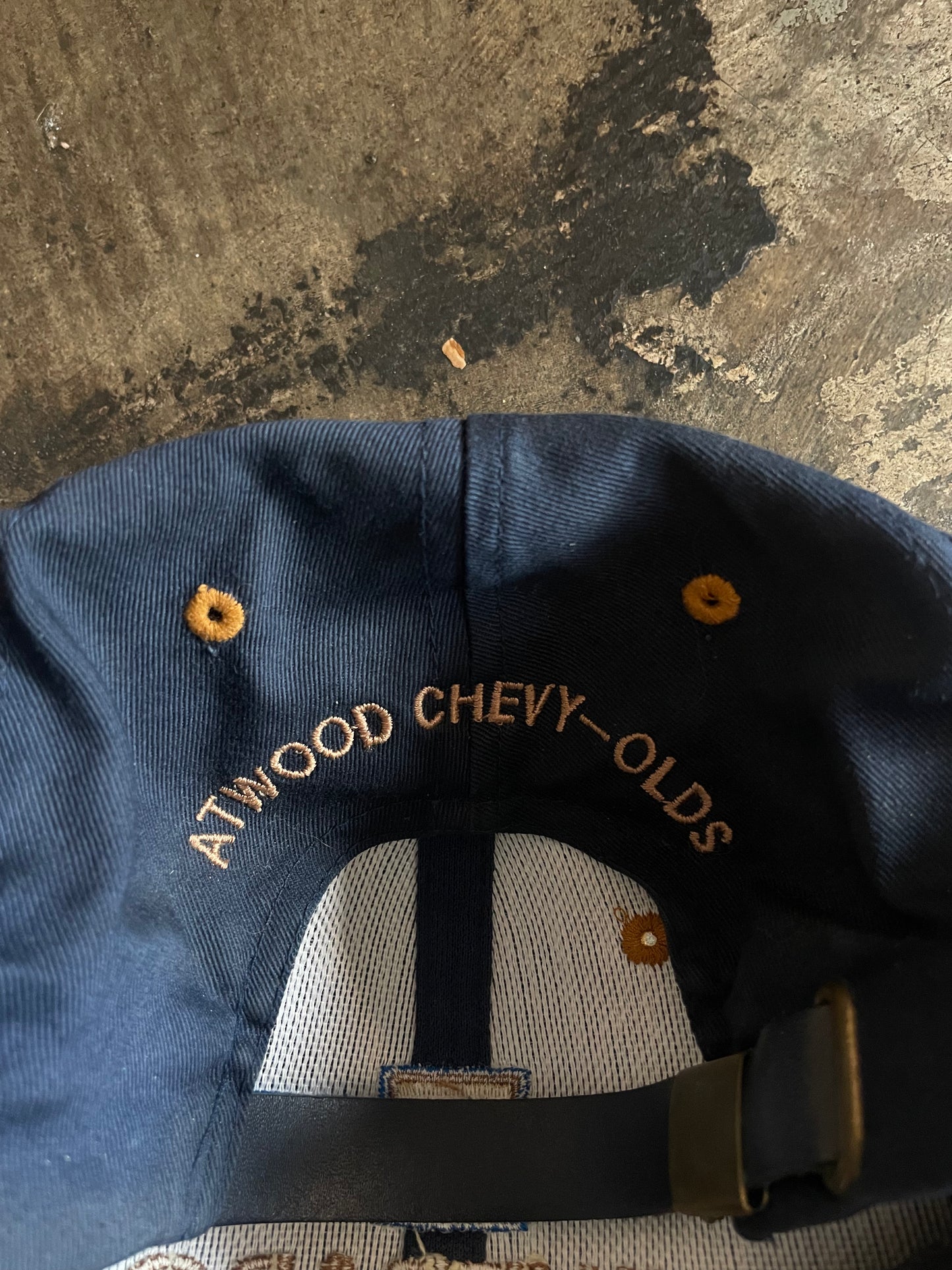 Suede + Navy Silverado Dad Hat