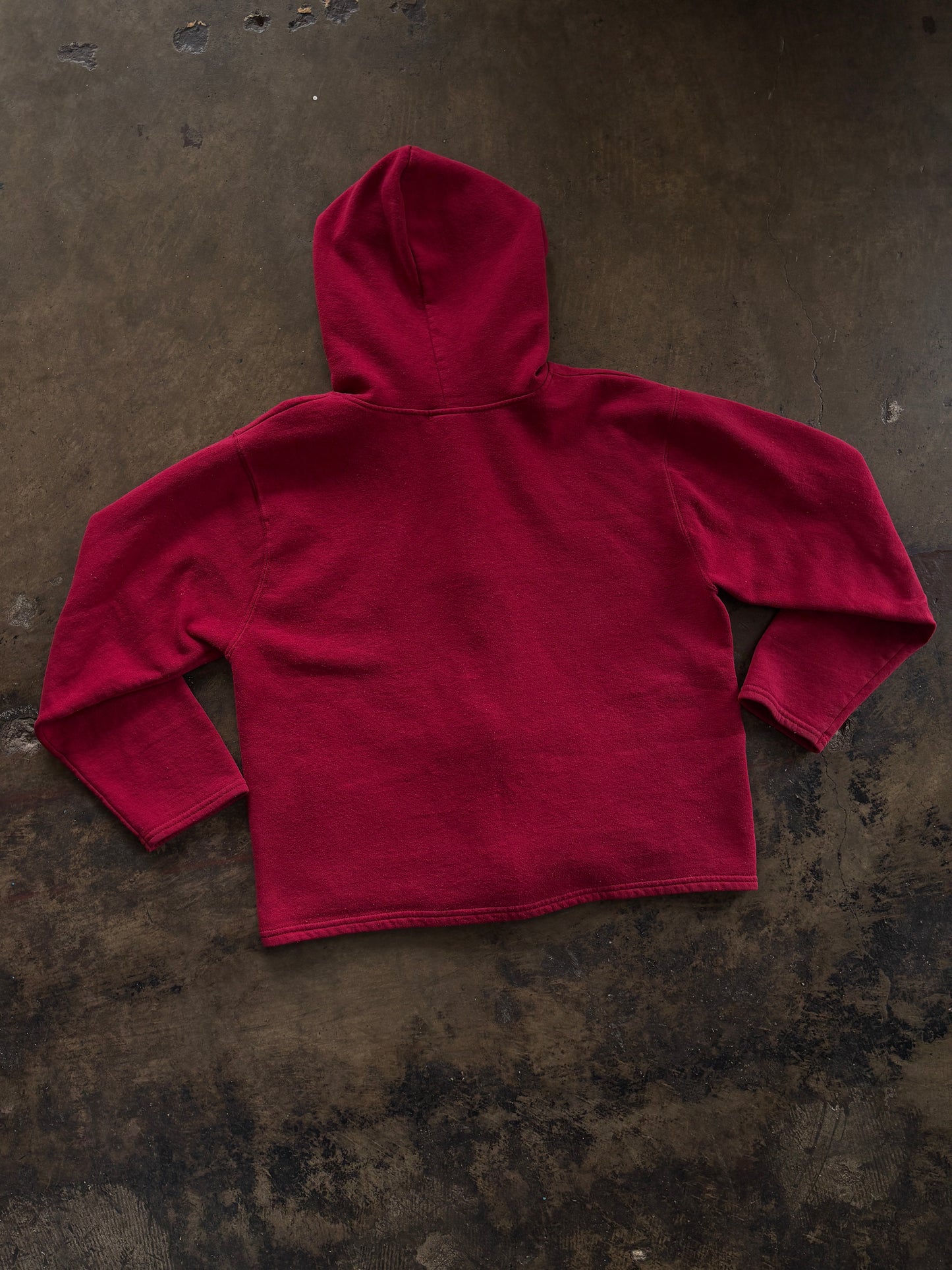 Hanes Red Full Zip Hoodie