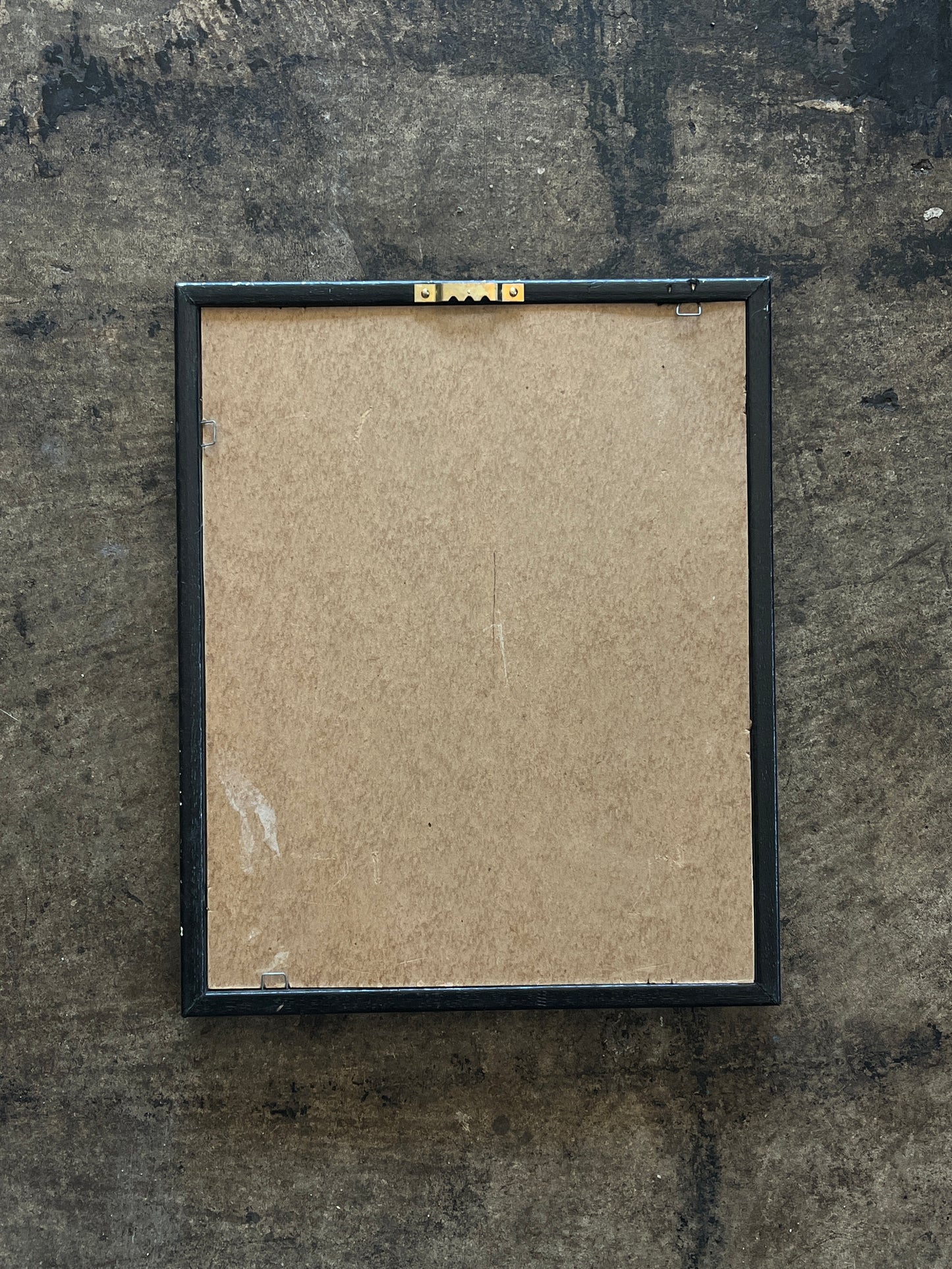 Black Framed Charcoal Body Drawing