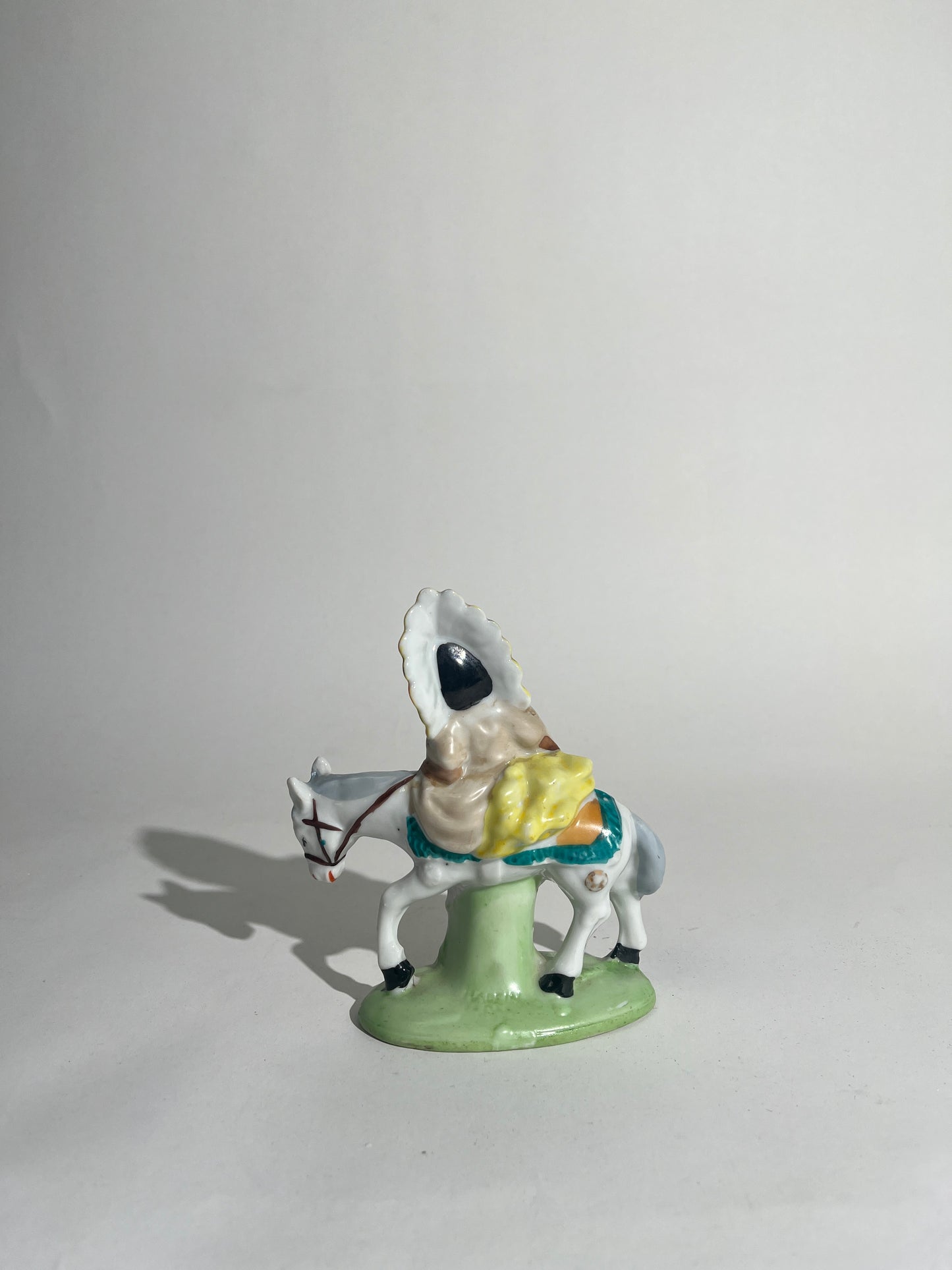 Japanese Ceramic Princess on Horse
