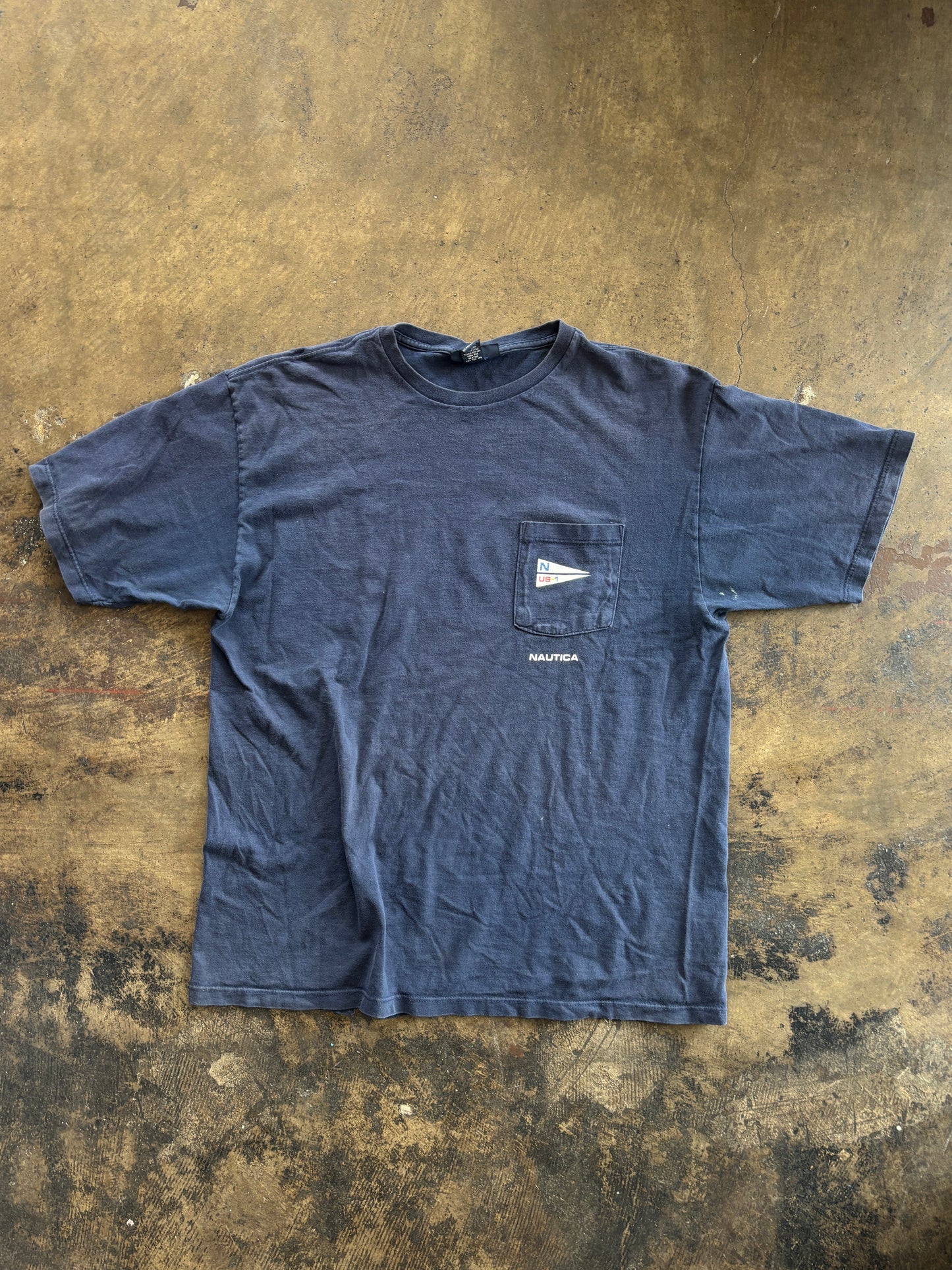 Navy 1990s Nautica Tee