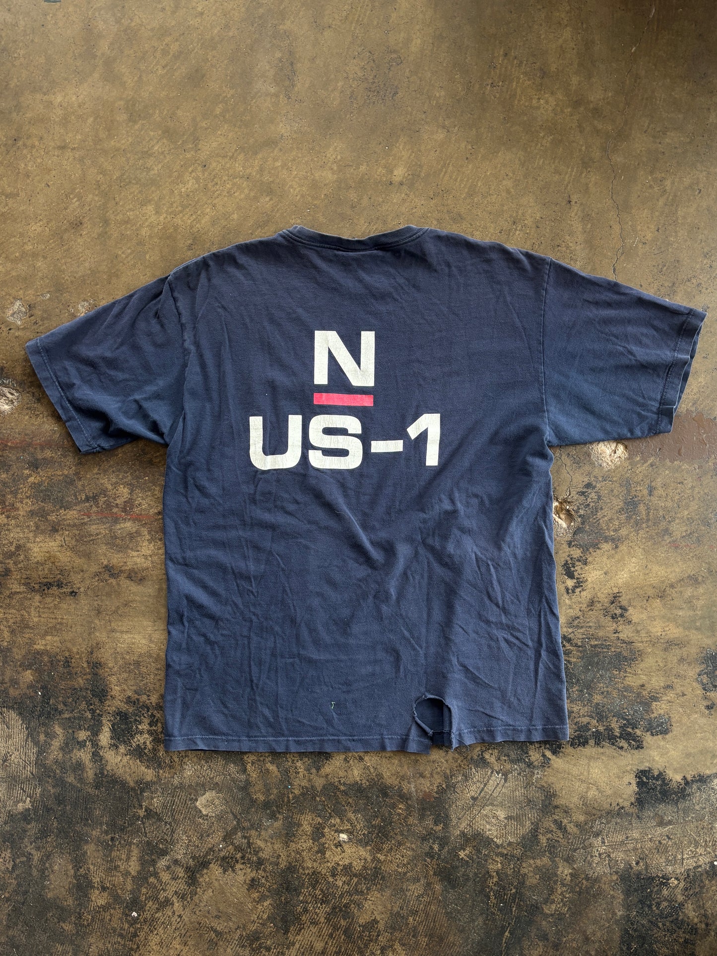 Navy 1990s Nautica Tee