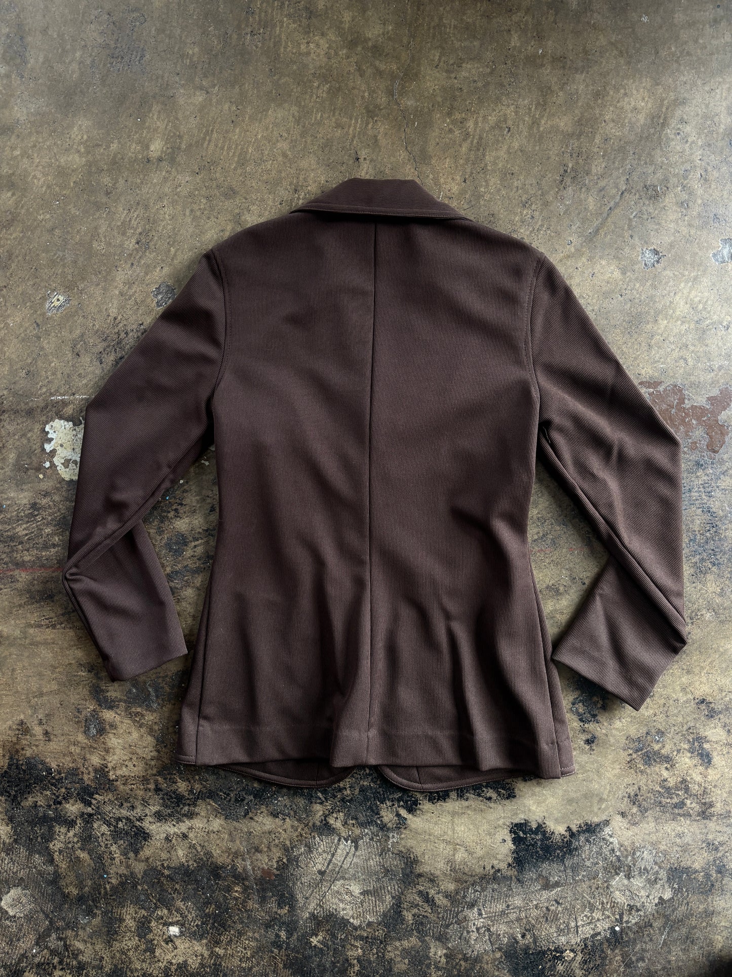 Brown Button Blazer
