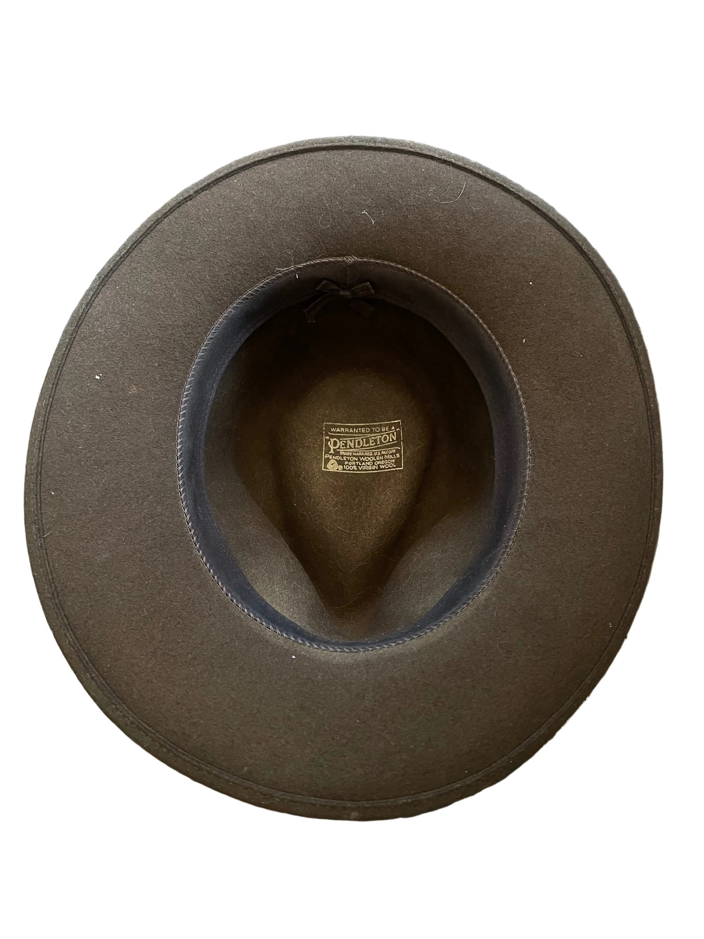 Brown Pendleton Wool Hat