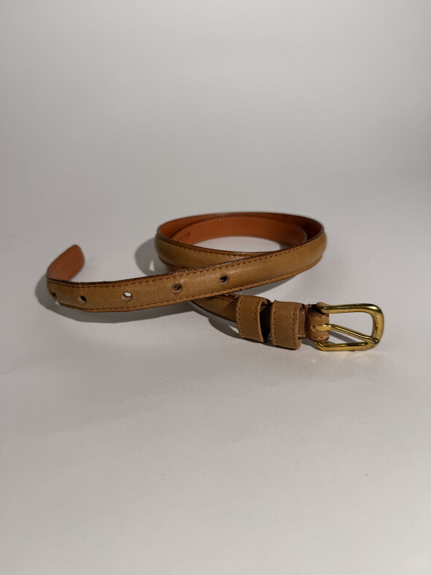 Coach Tan Cowhide Belt