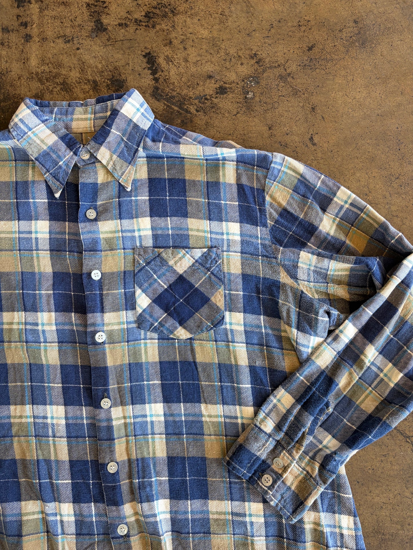 Supreme Blue Plaid Button Up