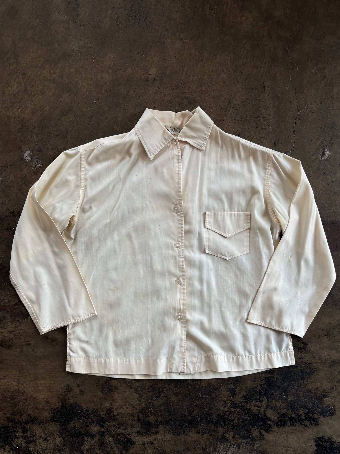 Cream Harburt Button Down