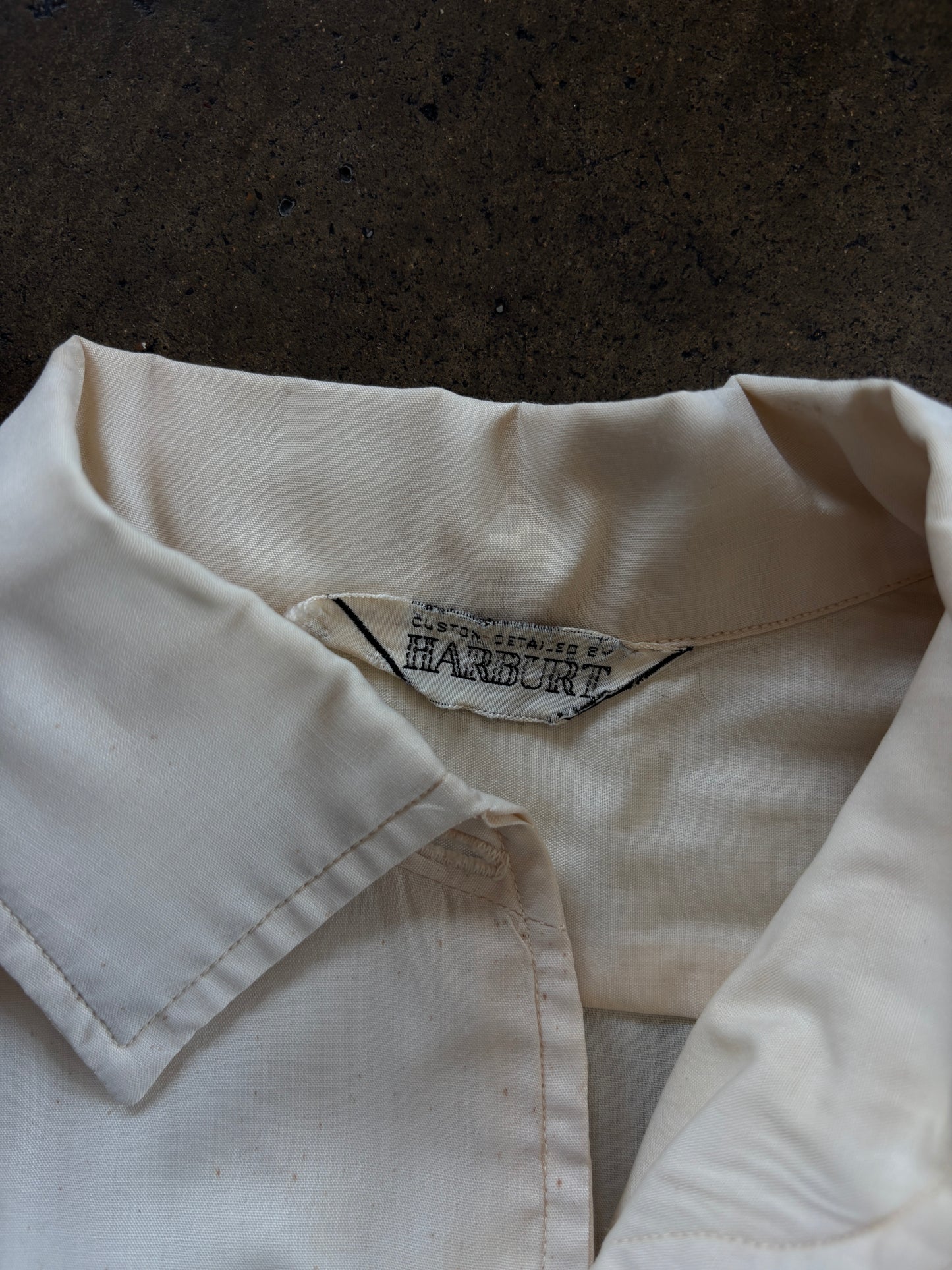 Cream Harburt Button Down