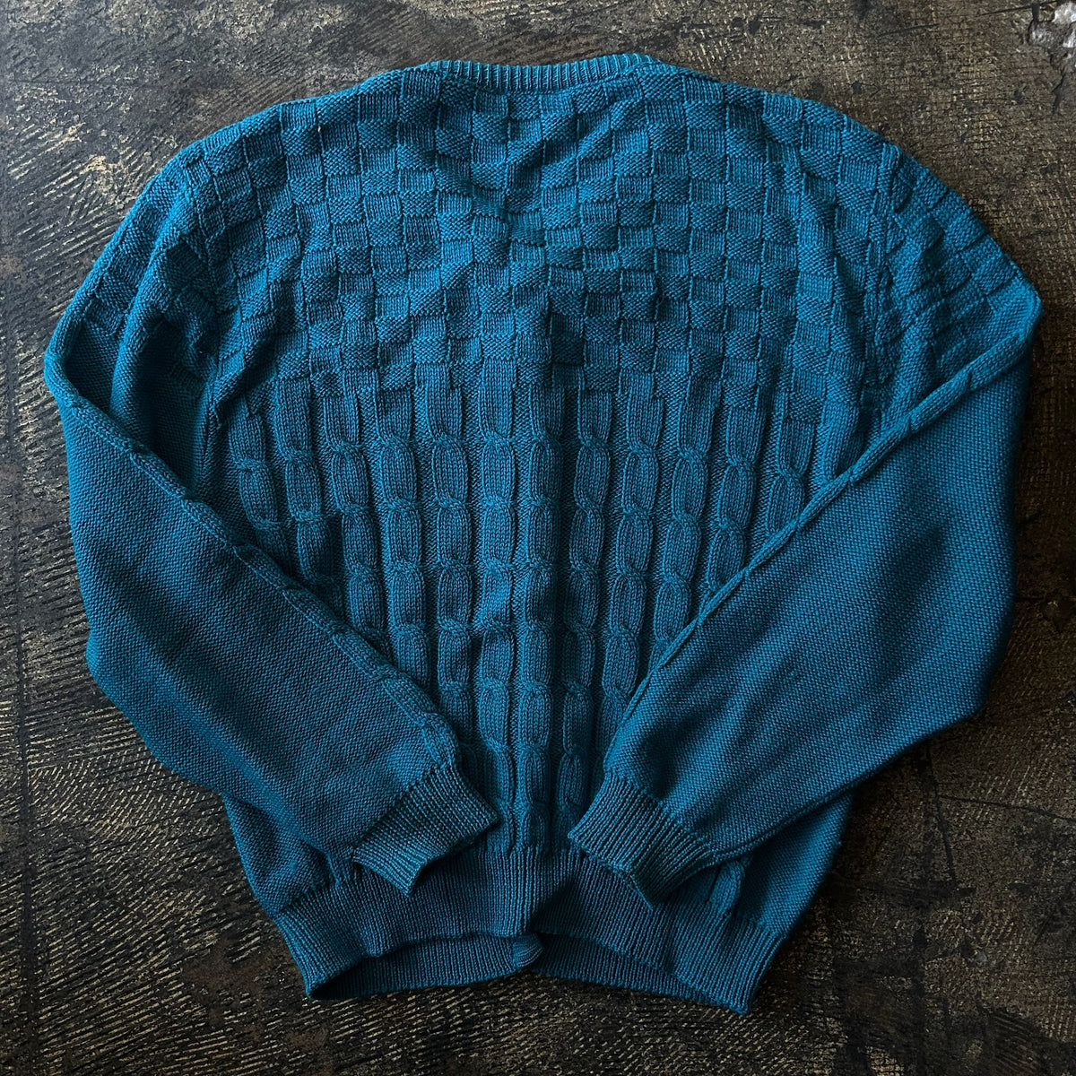 Teal Pendleton Button Up Cardigan