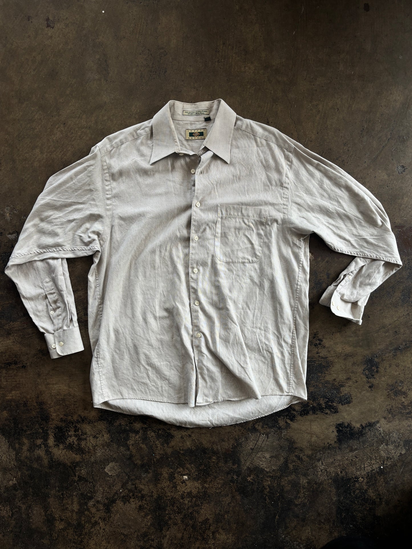 Joseph Abbound Striped Button Down