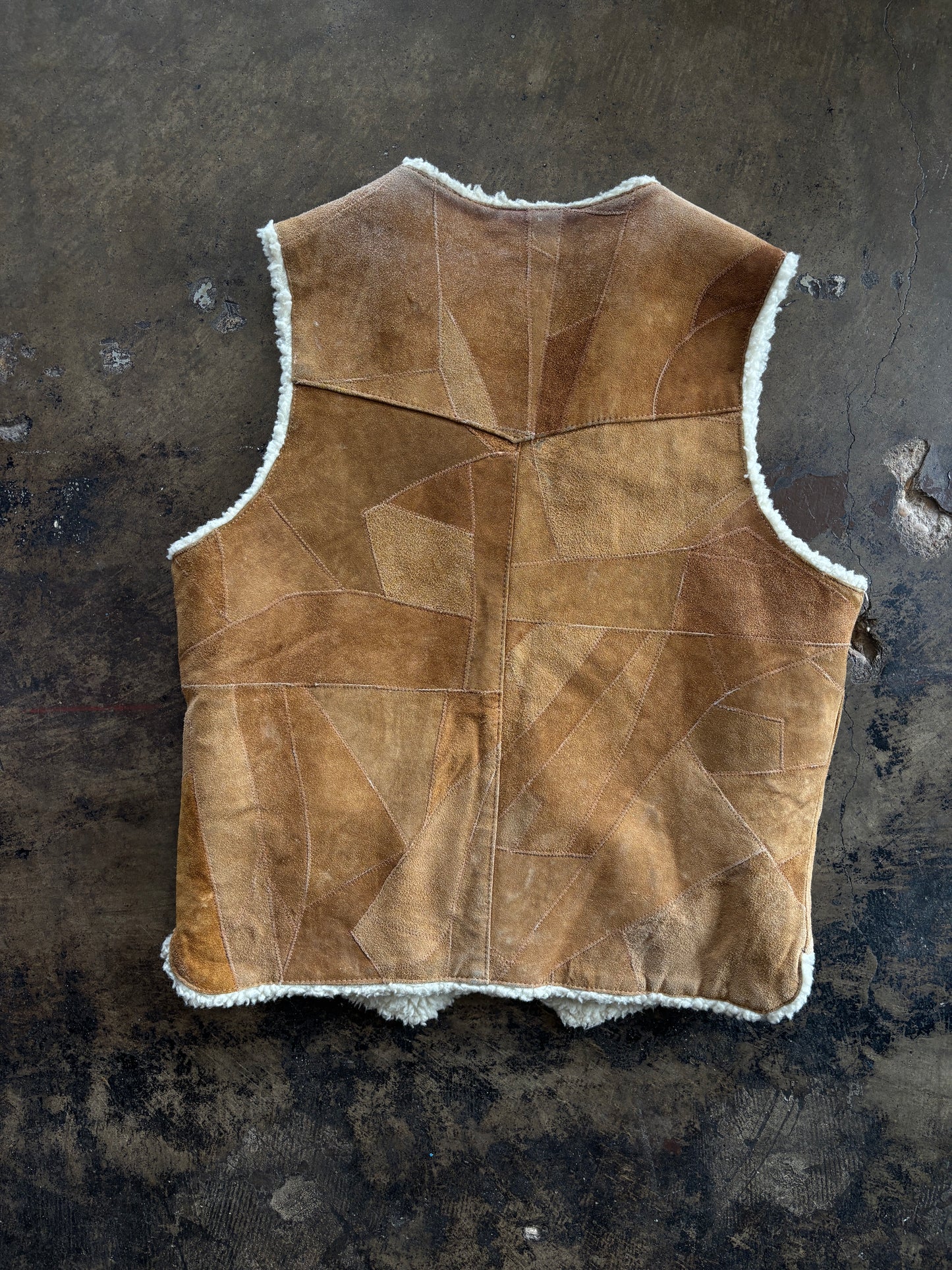 Outdoor Wear Suede + Fleece Vest