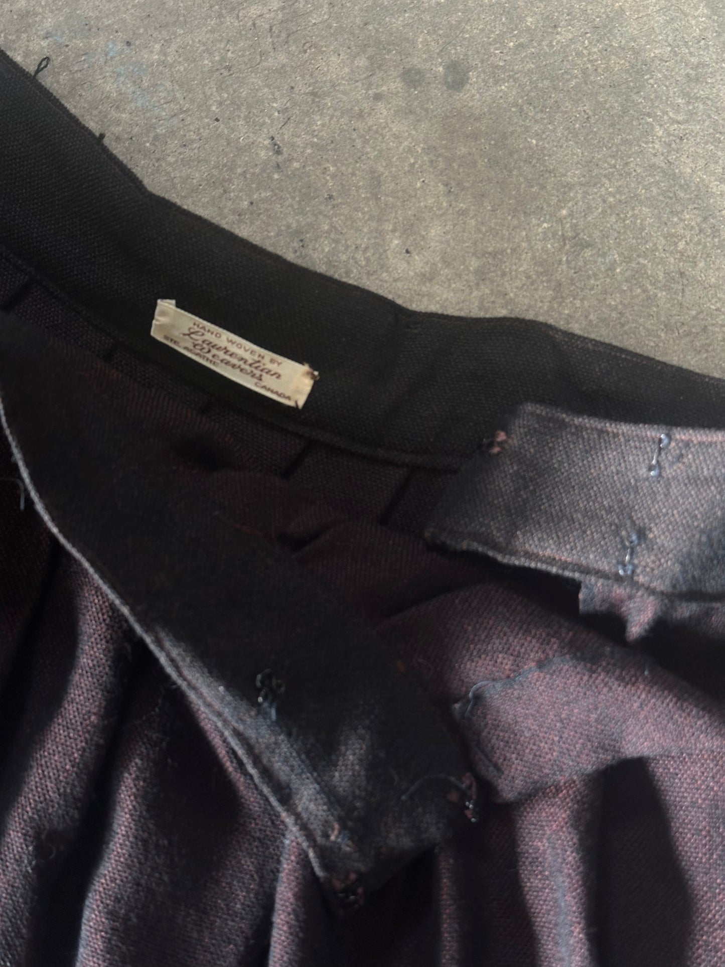 Woven Brown Pleated Midi Skirt with Embroidery