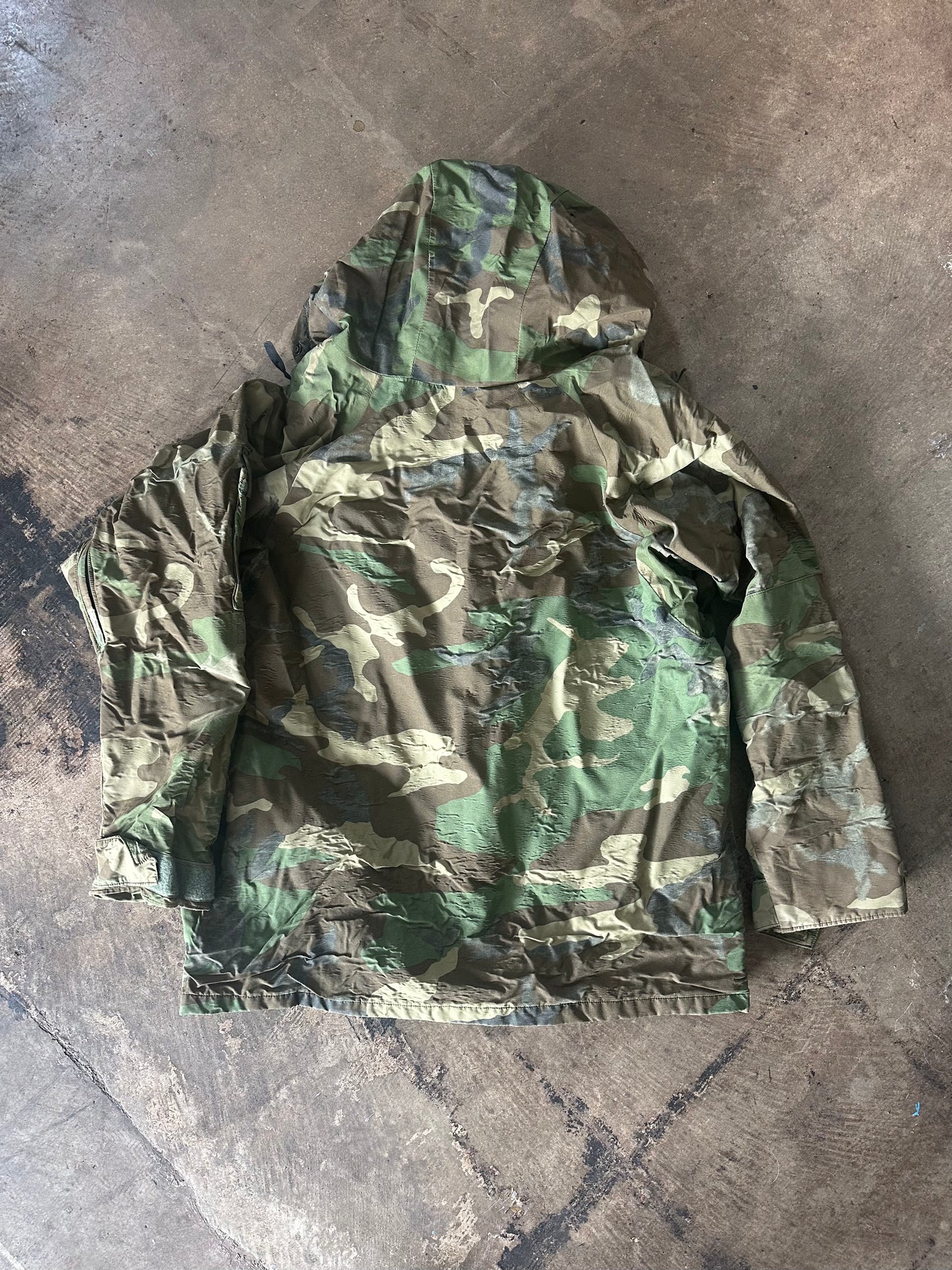 Camo Full Zip Windbreaker