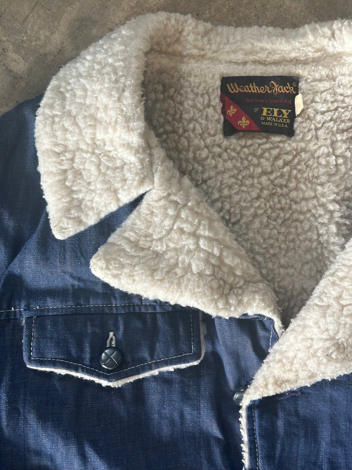 Weatherjack Denim Fleece Lined Jacket