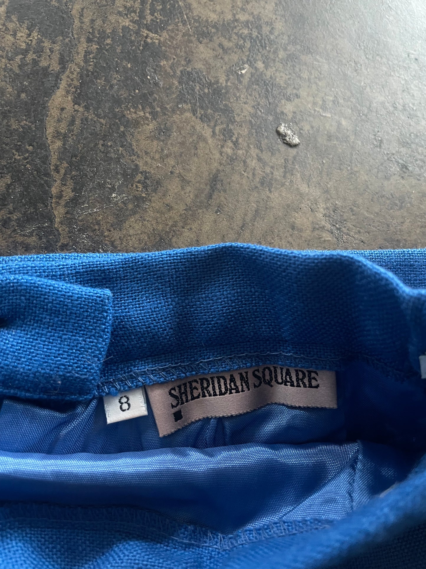 Blue Sheridan Square Skirt Suit Set