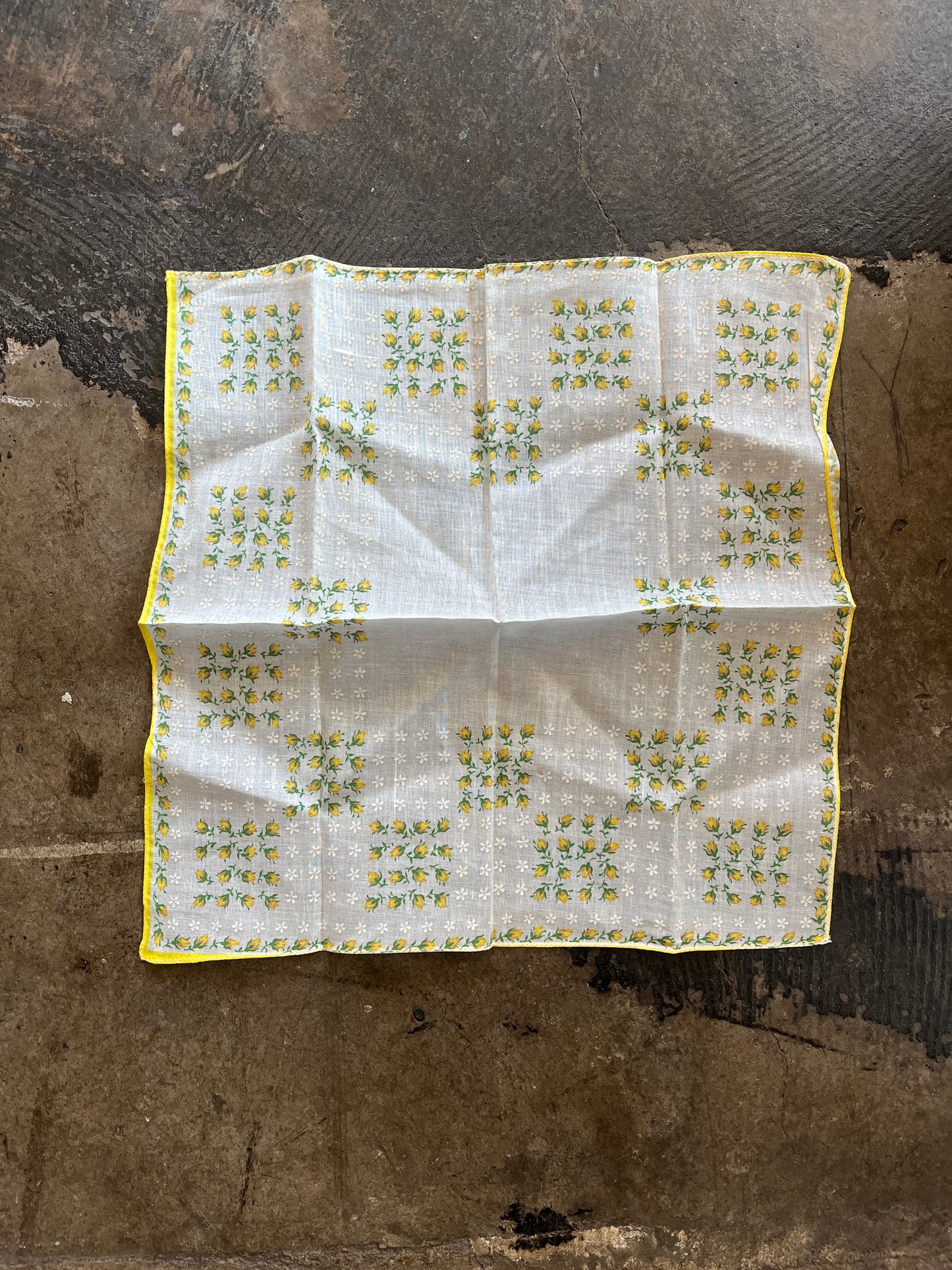 Yellow Rose Handkerchief