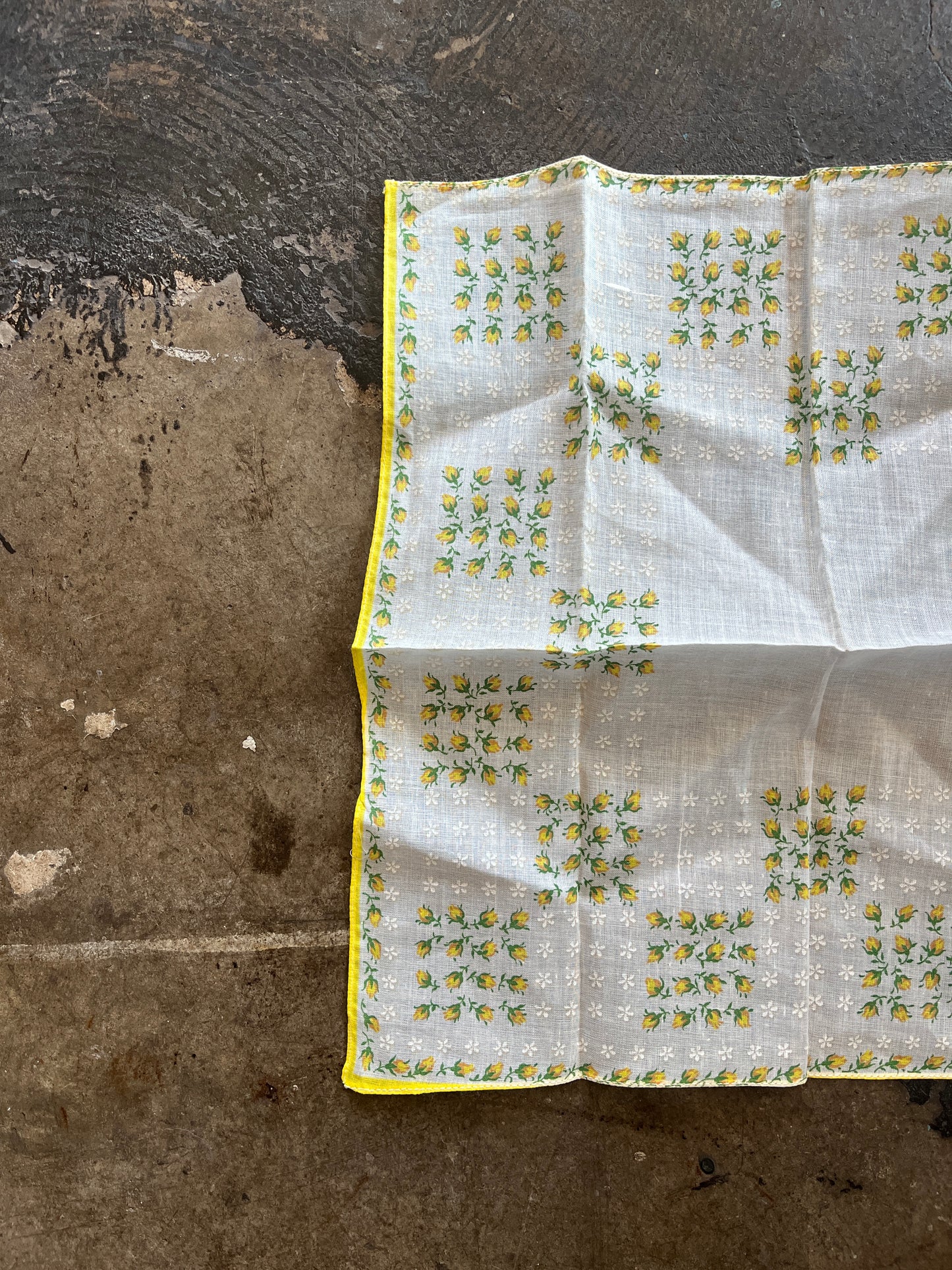 Yellow Rose Handkerchief