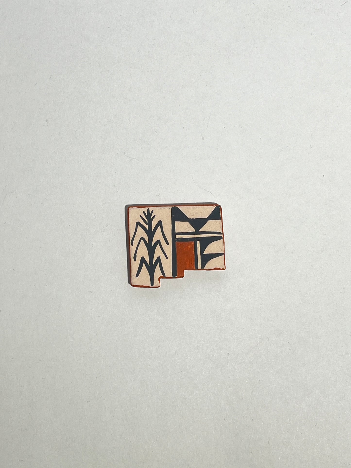 Terracotta Native Corn Magnet