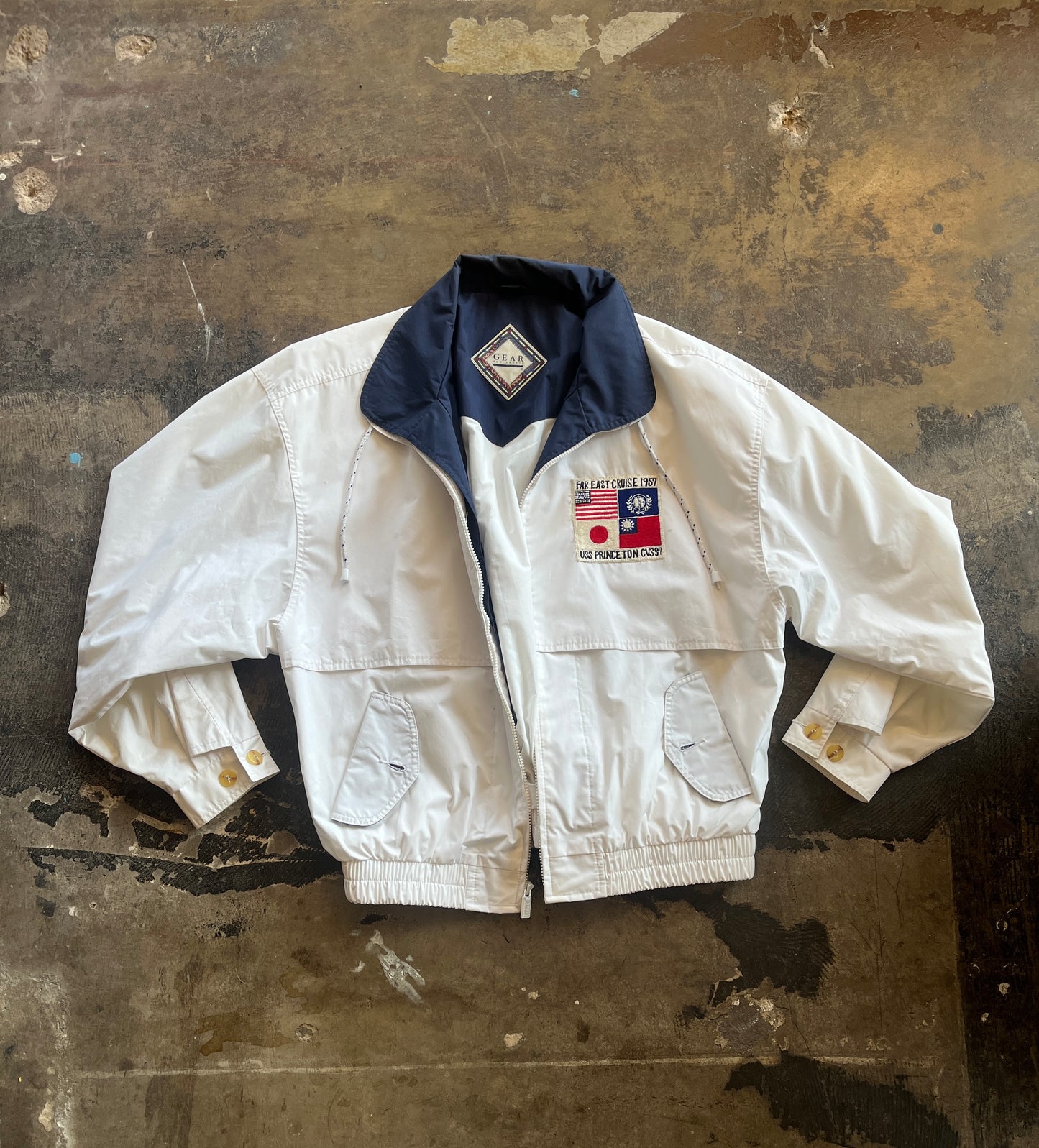 USS Princeton White All Weather Coat
