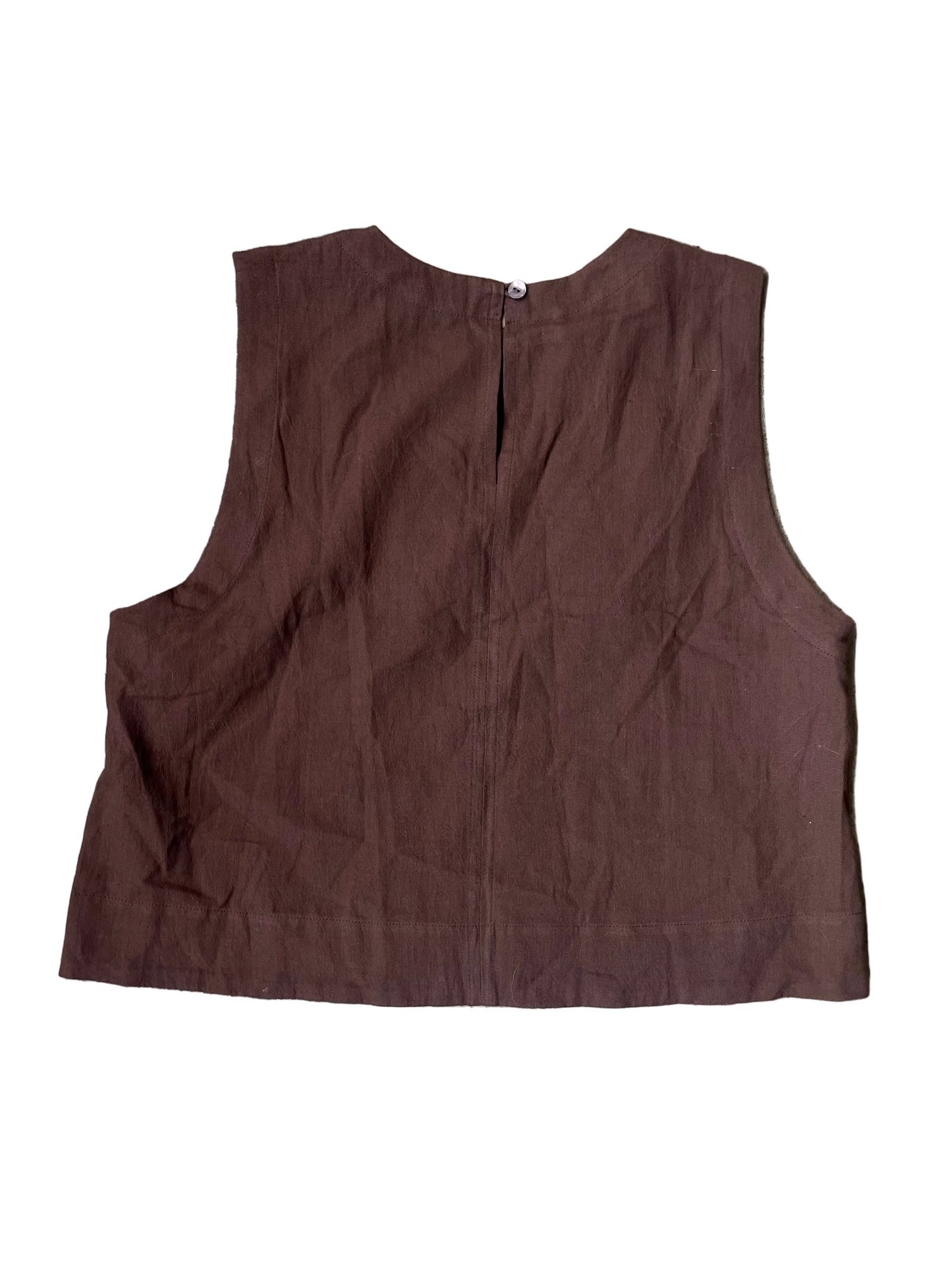 Brown Mason & Mill Cotton Tank Top