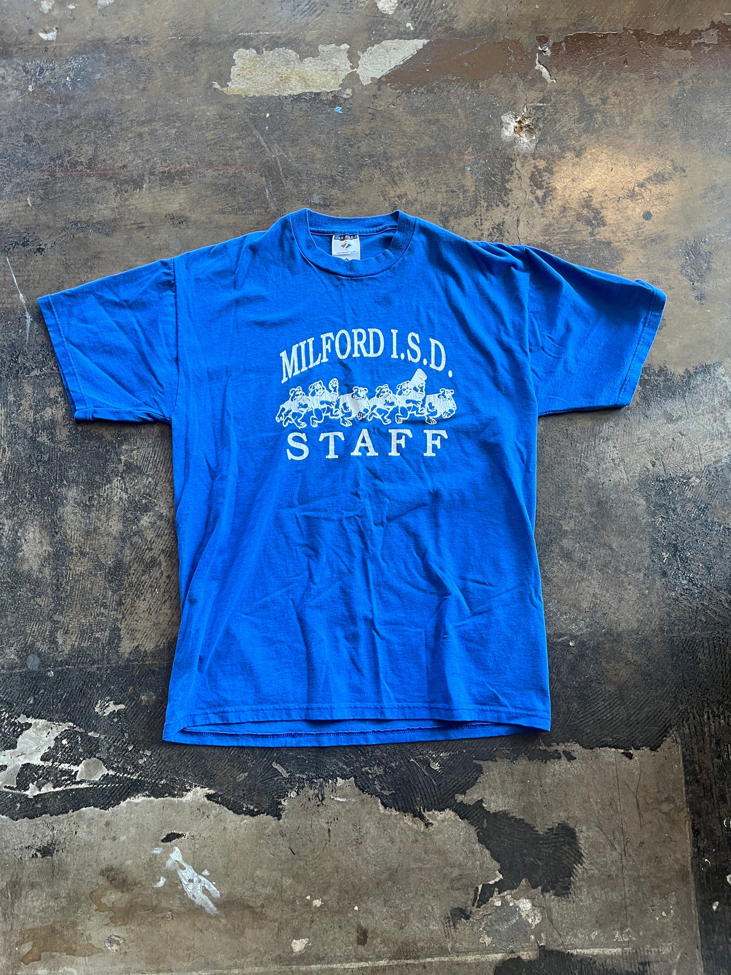 Blue Milford ISD Staff Tee