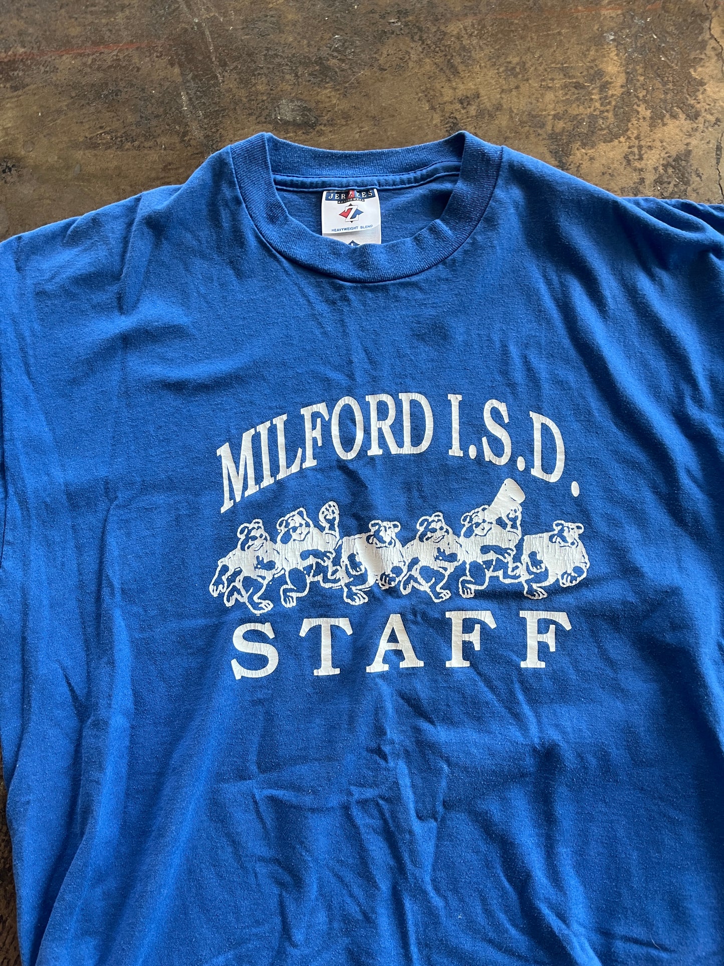 Blue Milford ISD Staff Tee