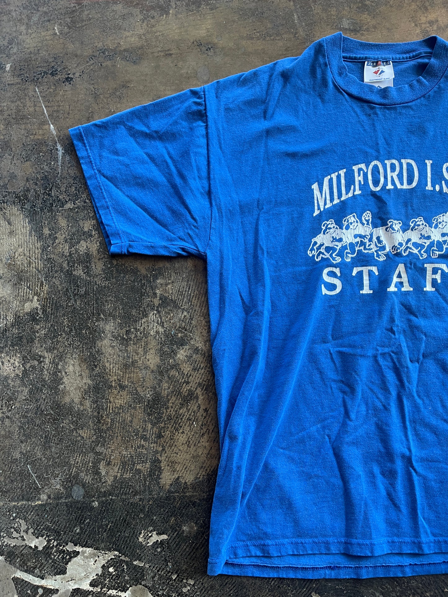 Blue Milford ISD Staff Tee