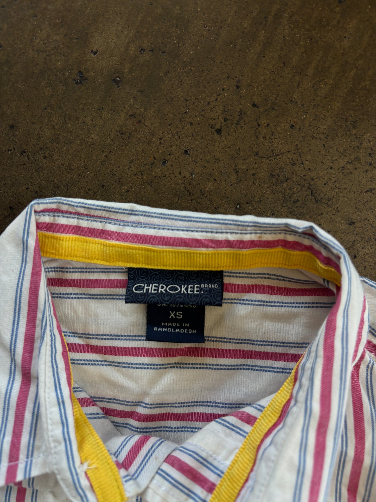 Youth Striped Button Down