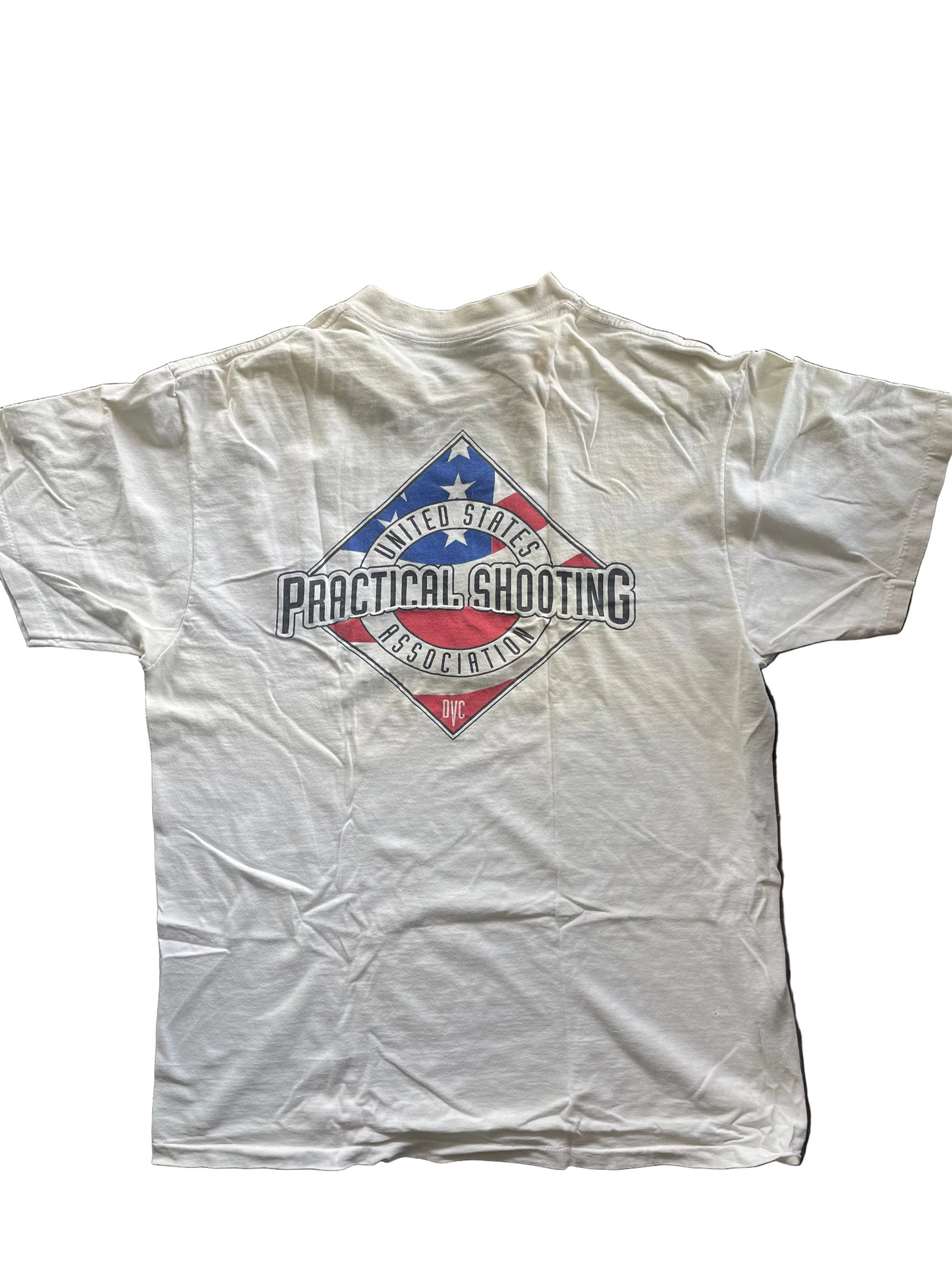 White USA Practical Shooting Tee