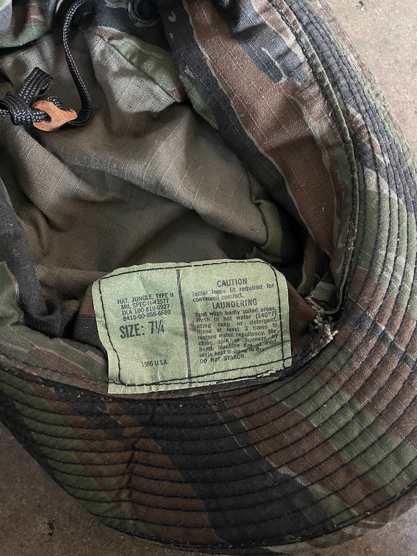 Military Issue Jungle Camo Bucket Hat