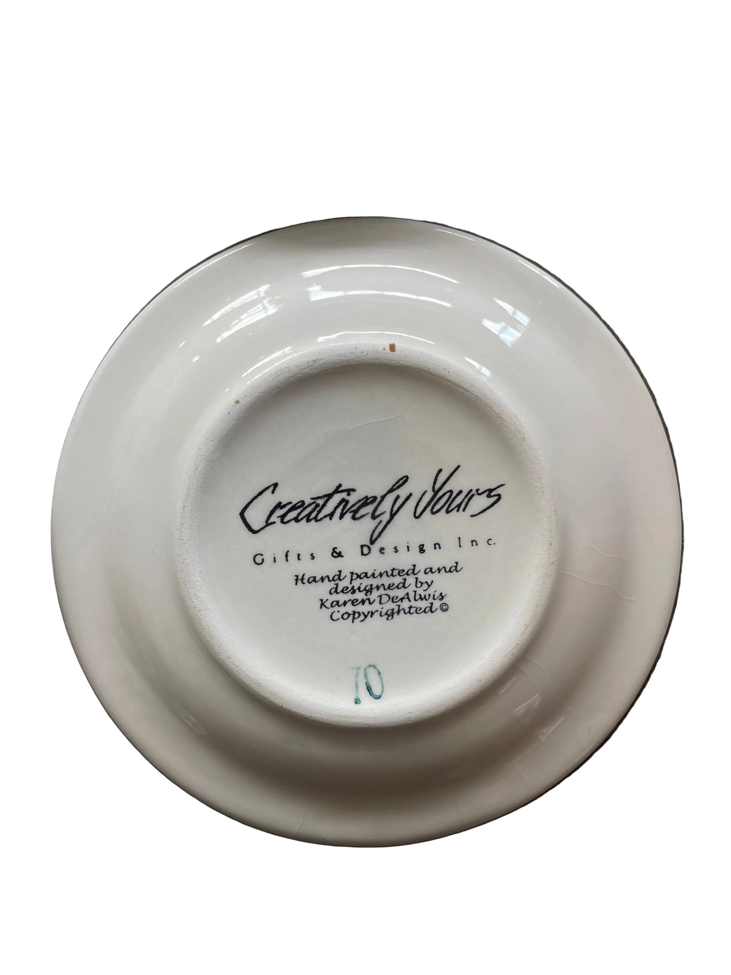 Handpainted Small Horse Dish