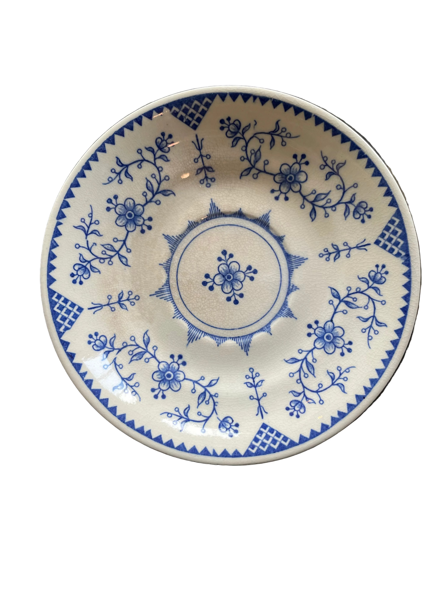Blue Floral Tea Saucers