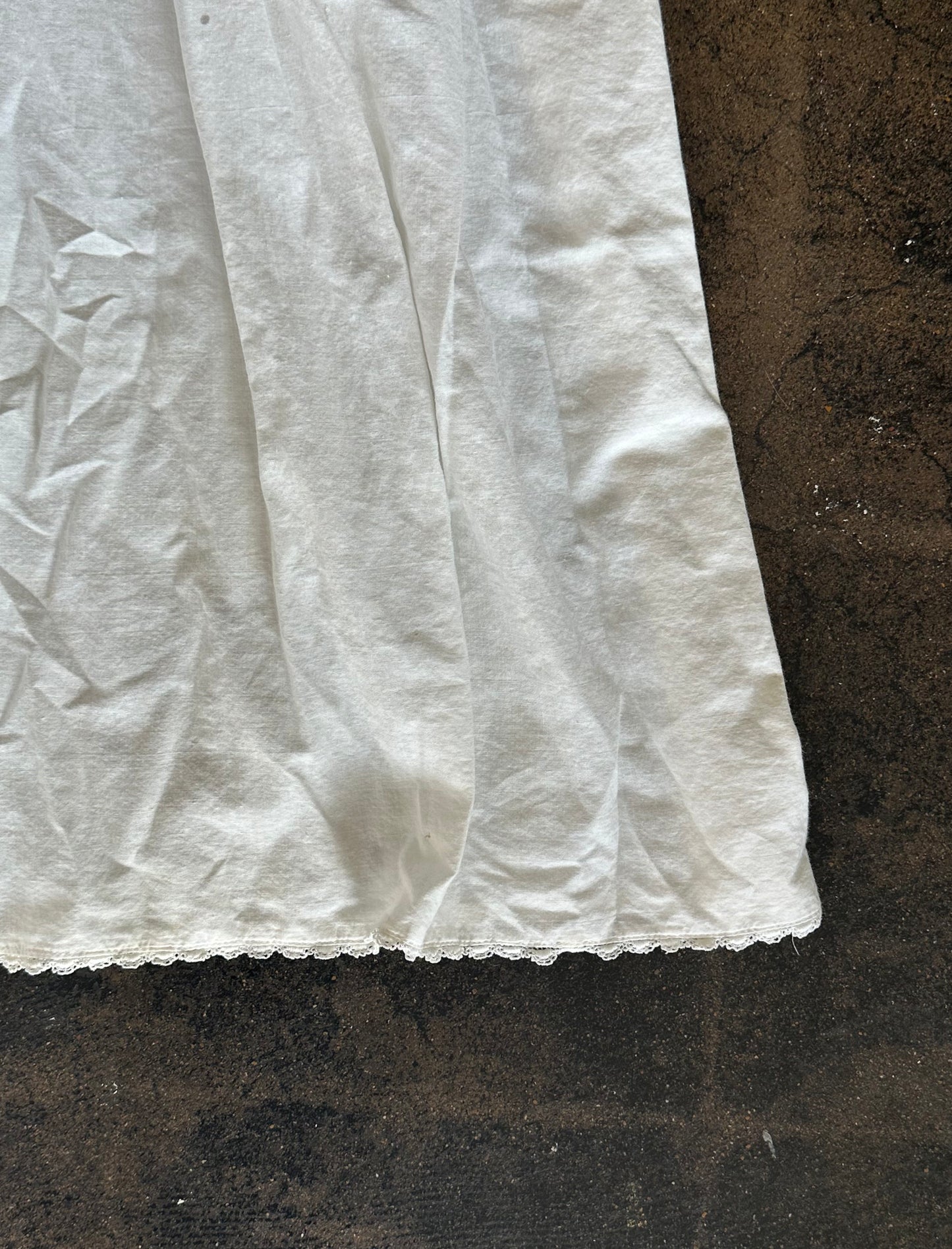 White Queen Anne's Lace Slip Dress