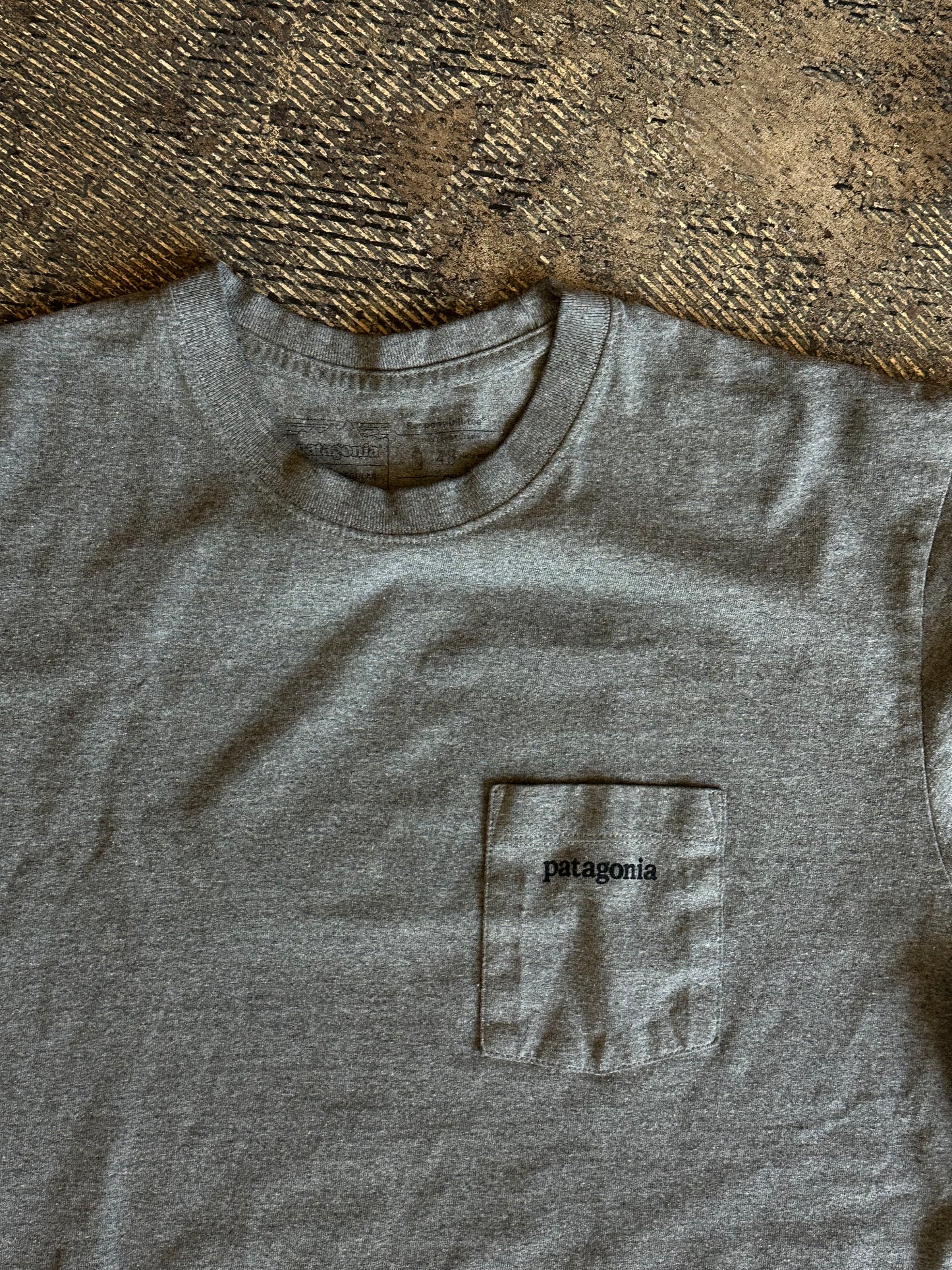 Gray Patagonia Graphic Tee