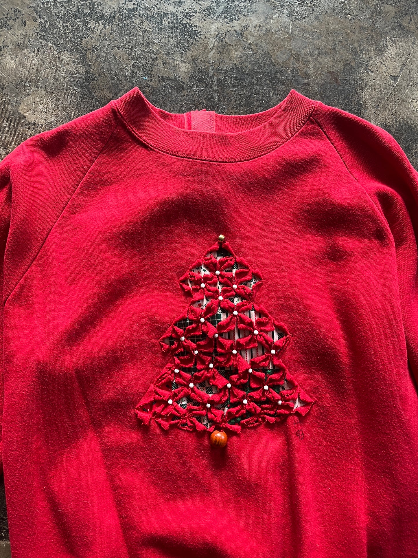 Handmade Christmas Tree Crewneck Sweater
