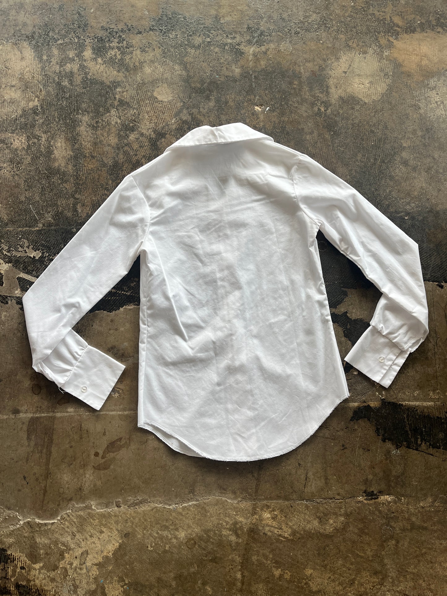 Handmade White Button Up Blouse